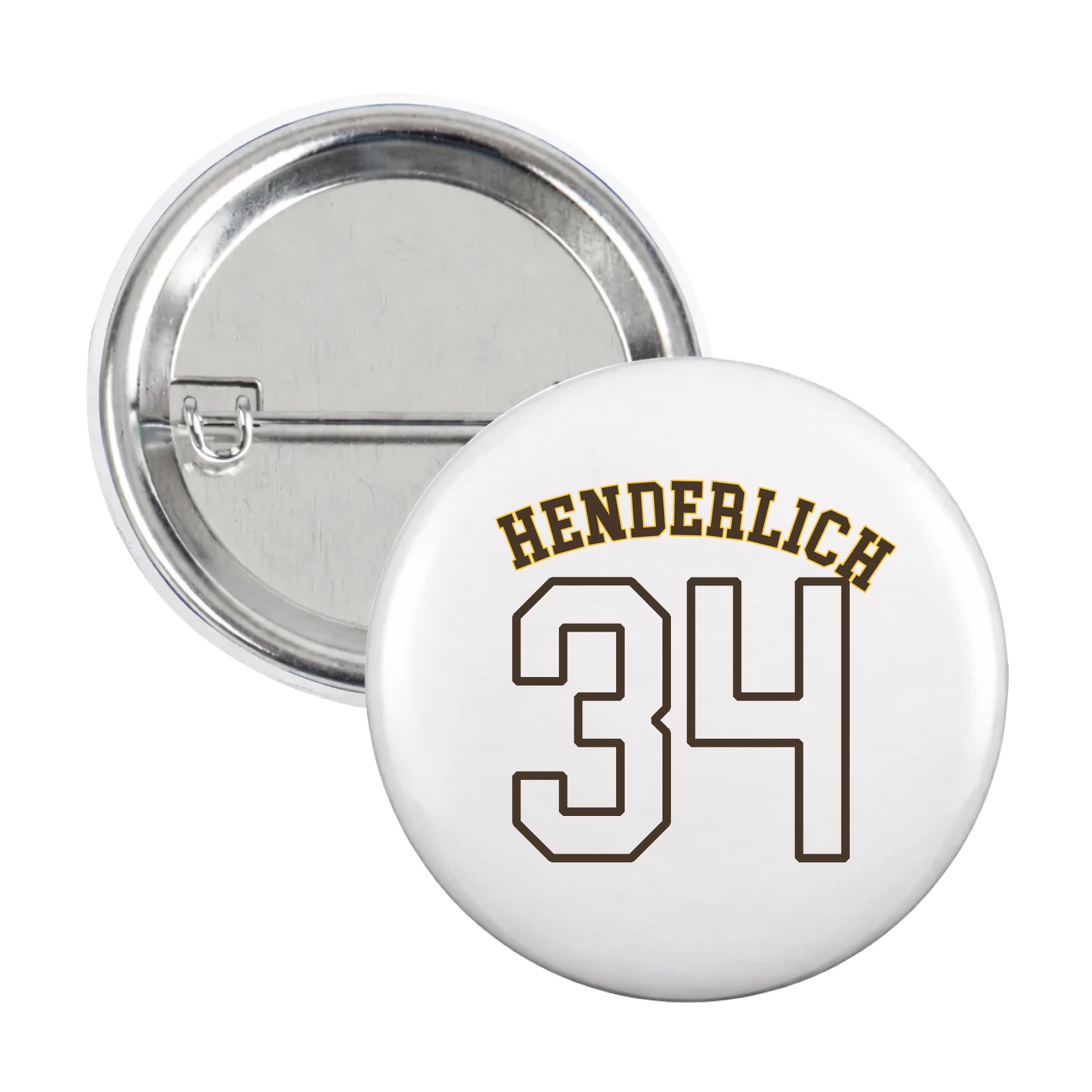 Game Day Button — Shirsey Arch in White