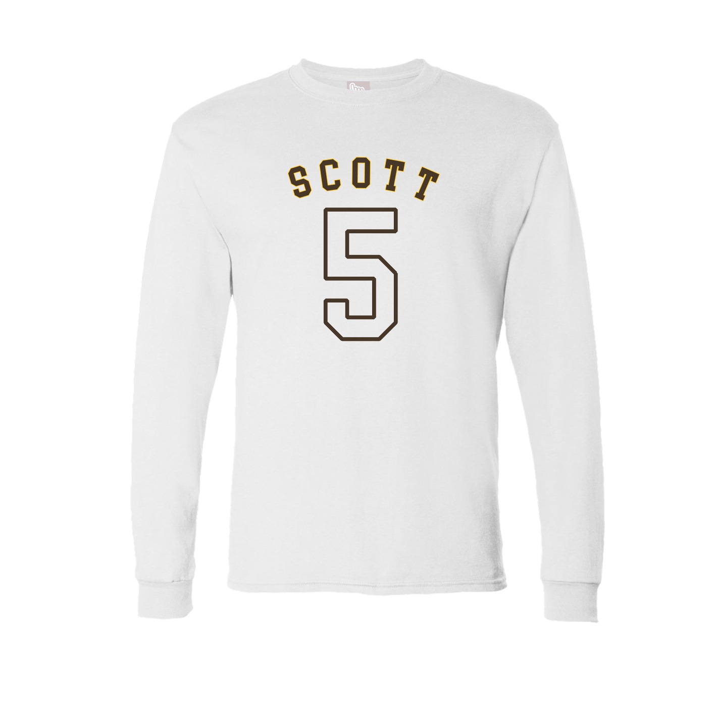 Long Sleeve Tee — Shirsey Arch in White