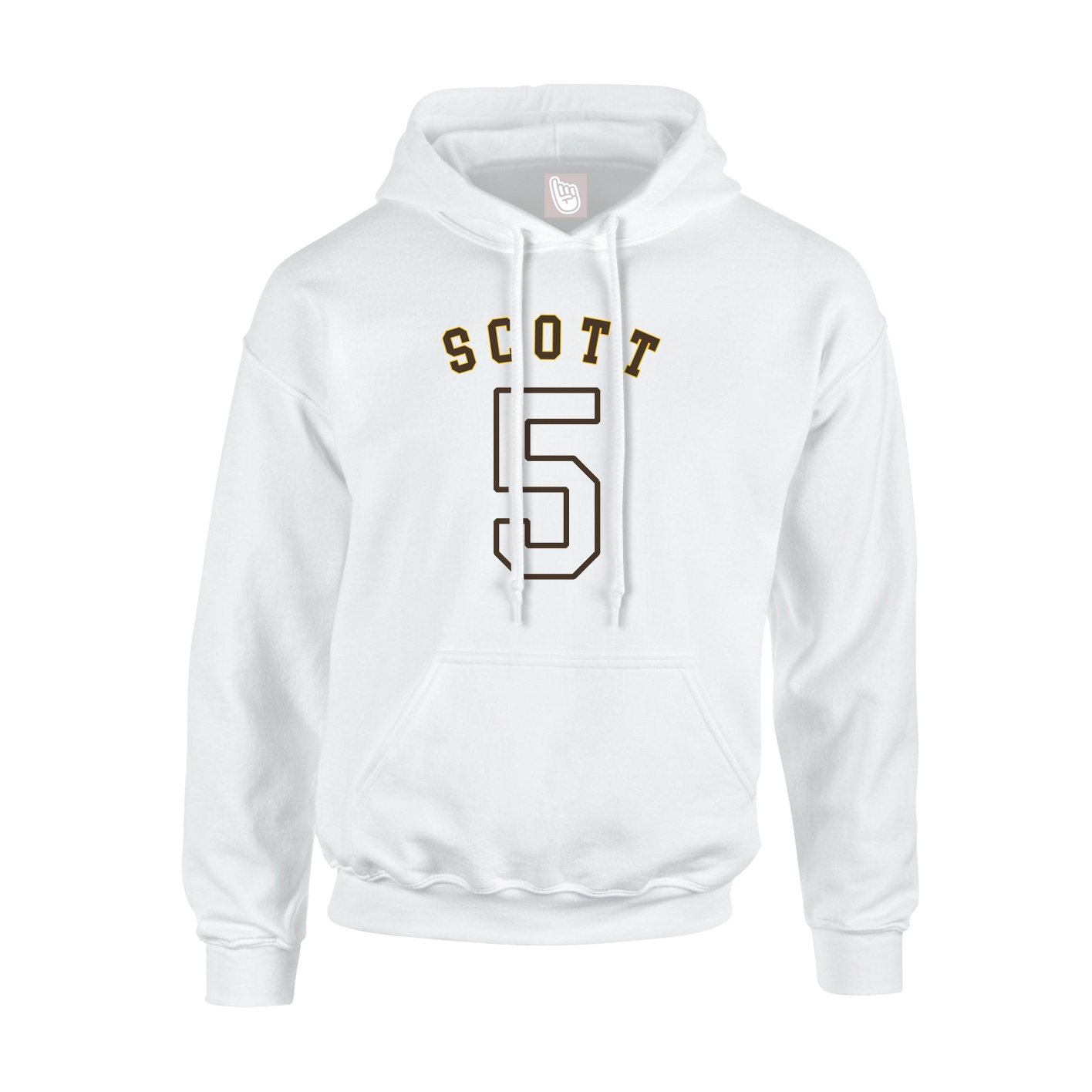 Hoodie — Shirsey Arch in White