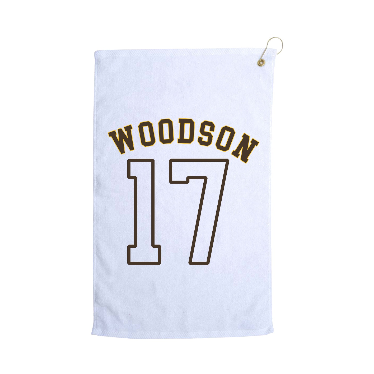 Golf Towel — Shirsey Arch in White