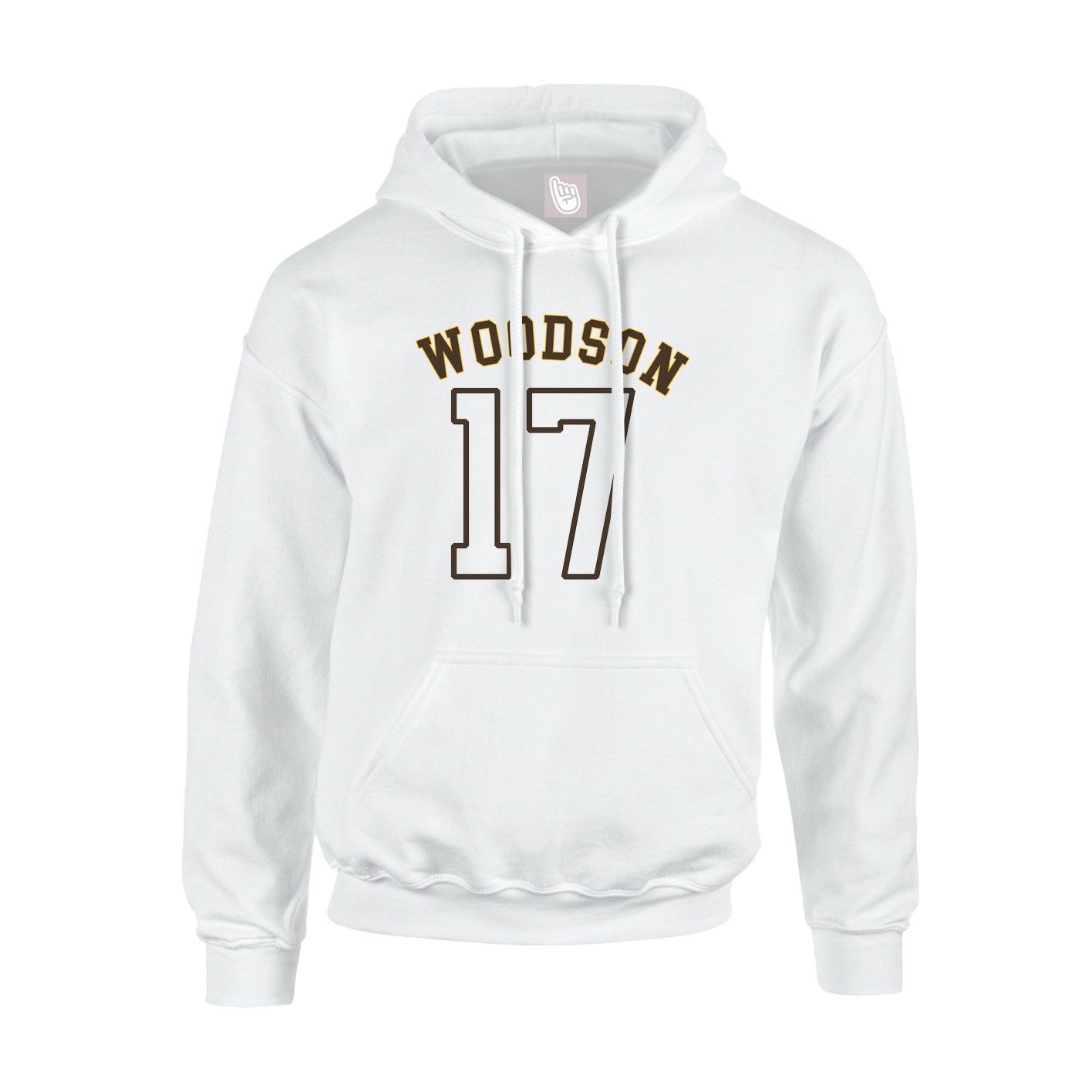 Hoodie — Shirsey Arch in White
