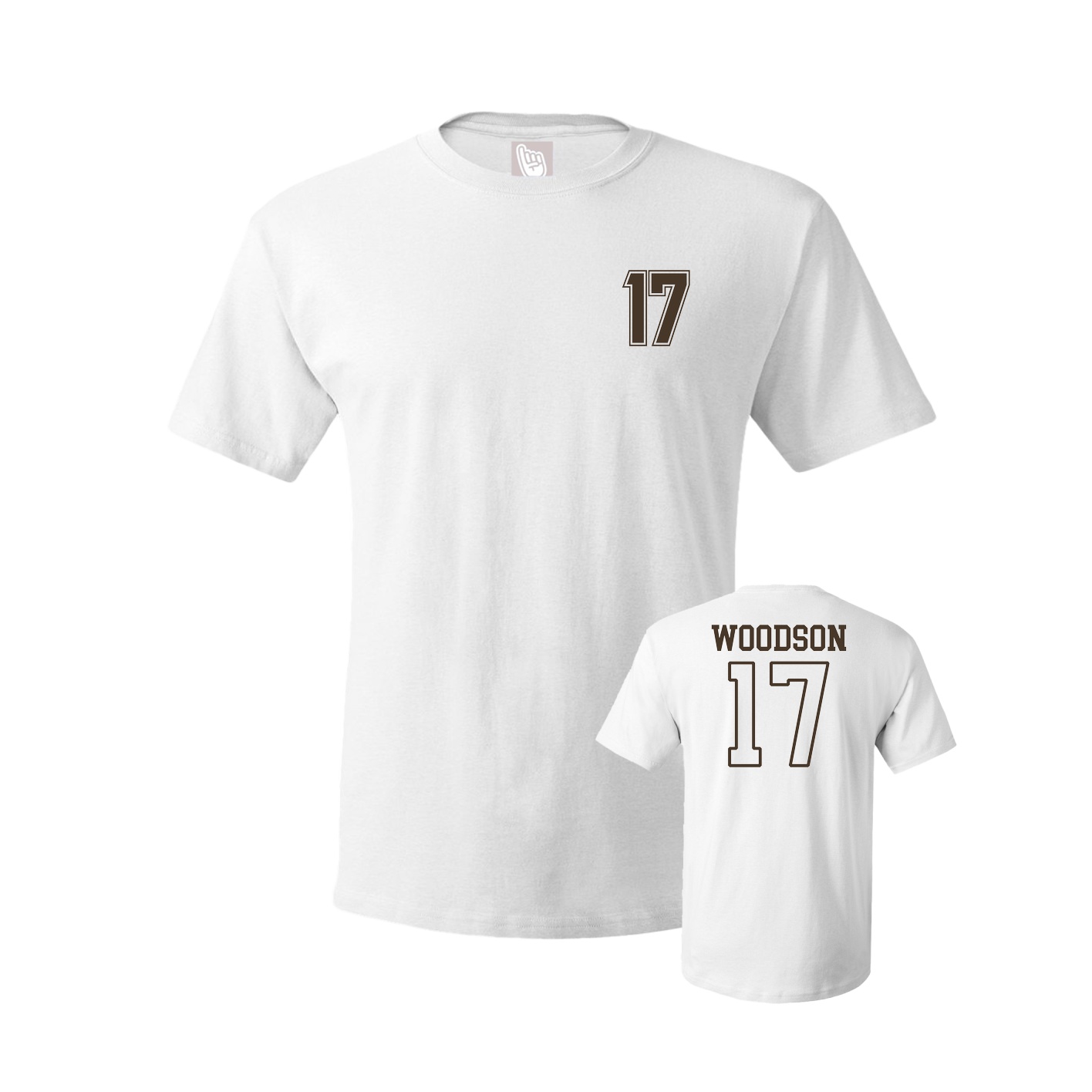 Youth Tee — Chest Back in White