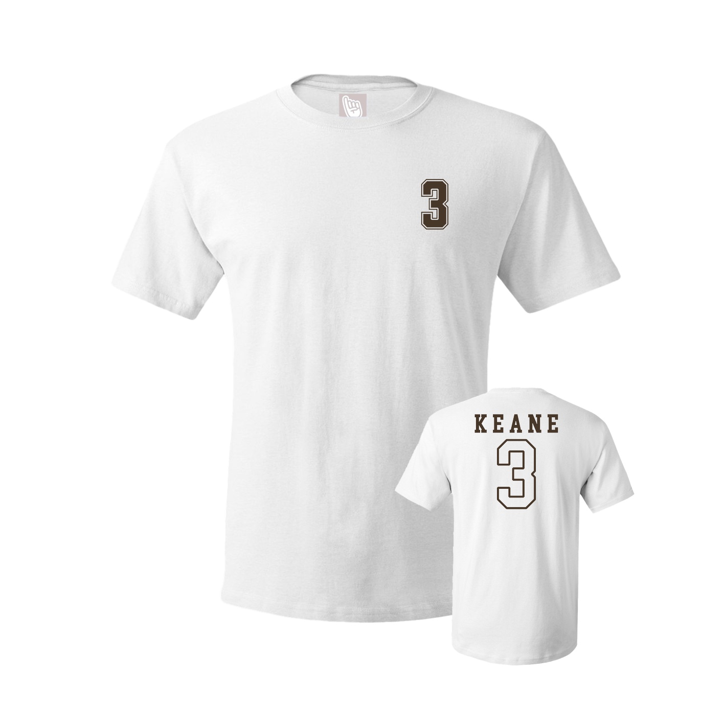 Youth Tee — Chest Back in White