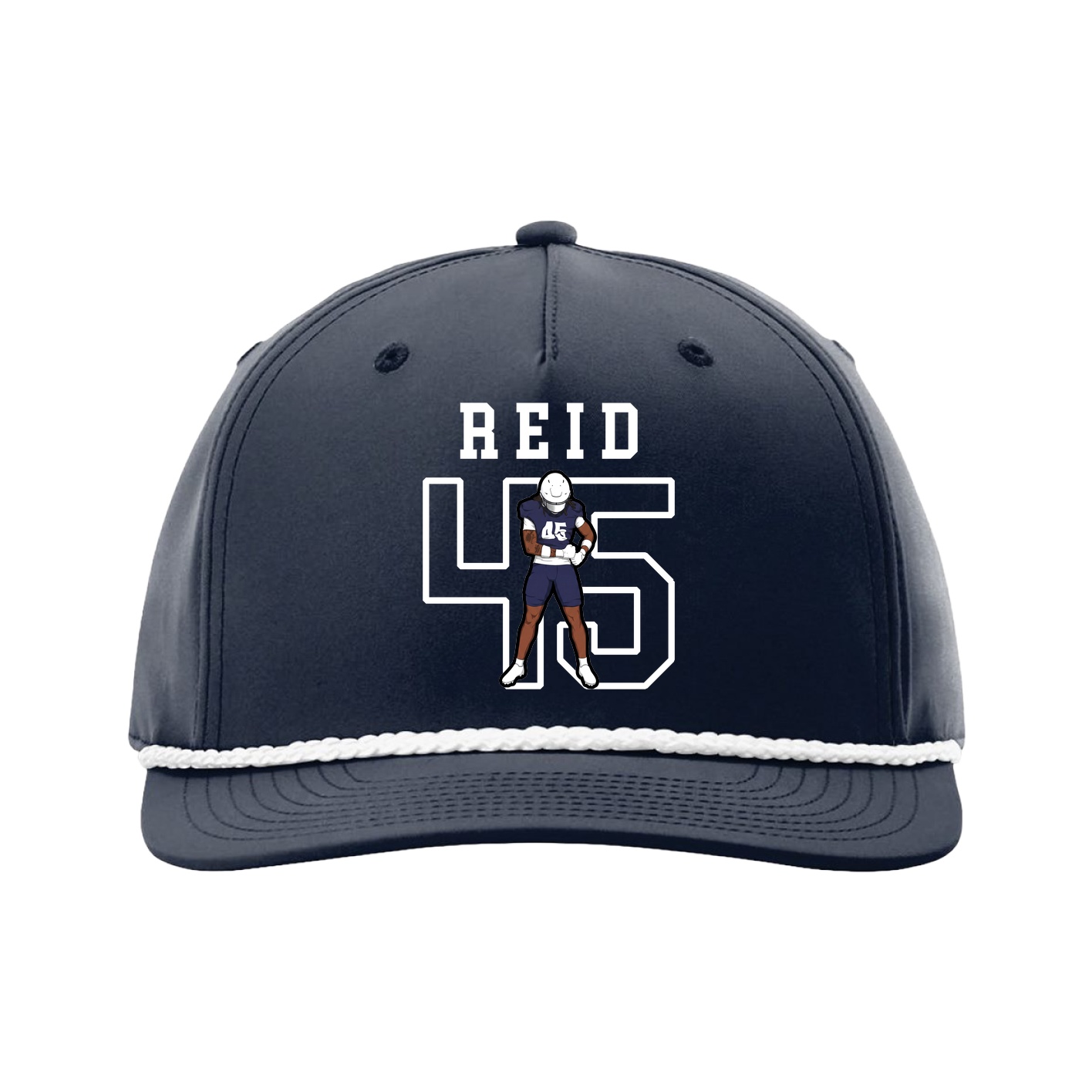 Five-Panel Classic Rope Cap — Shirsey in Navy