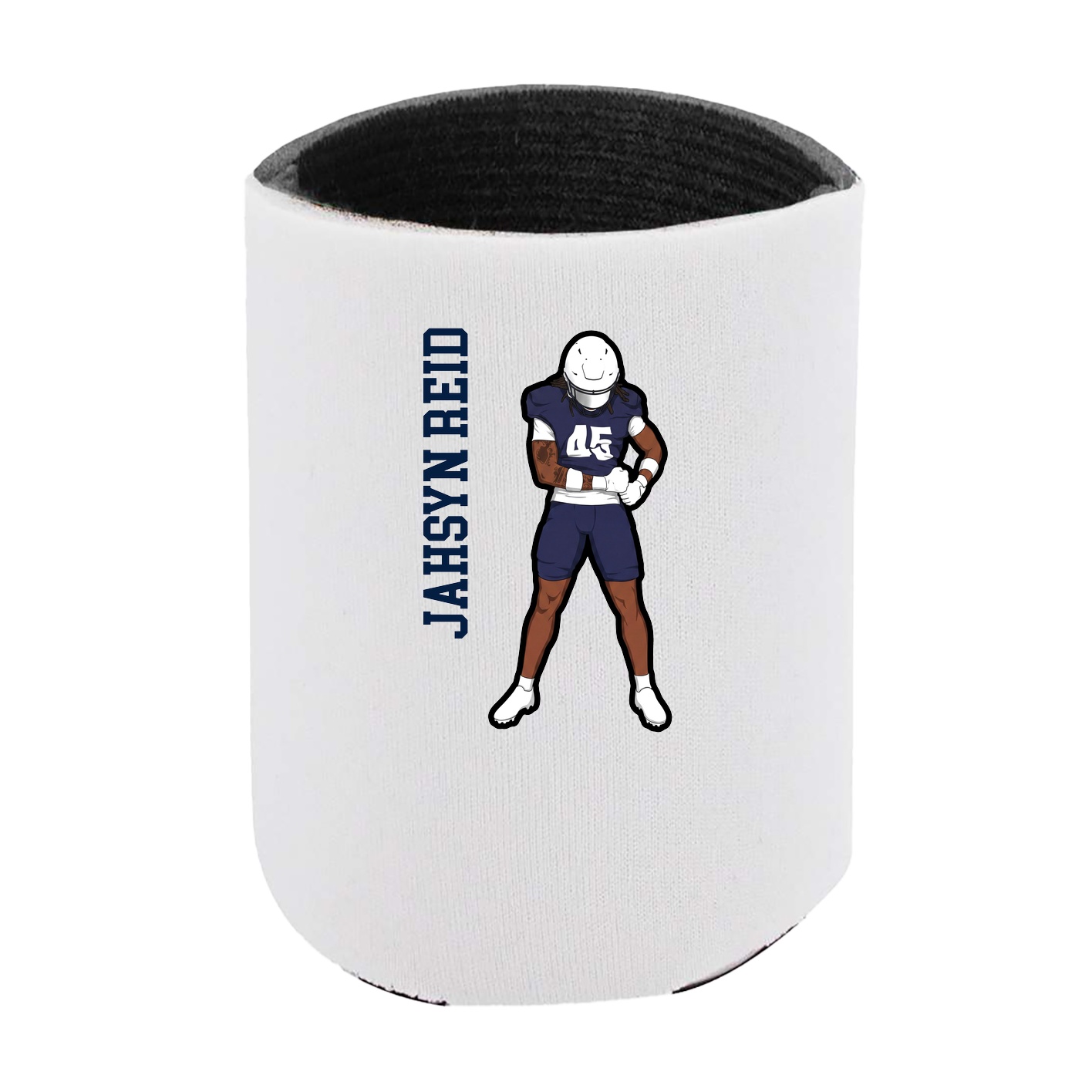 Can Holder — Name Vertical in White