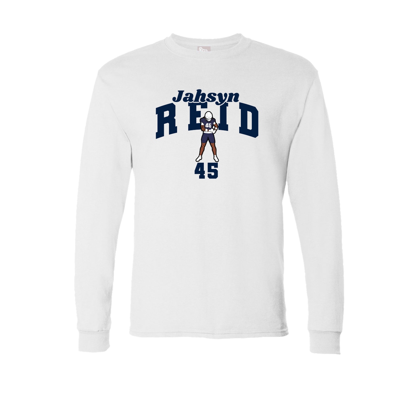 Long Sleeve Tee — Signature Arch in White