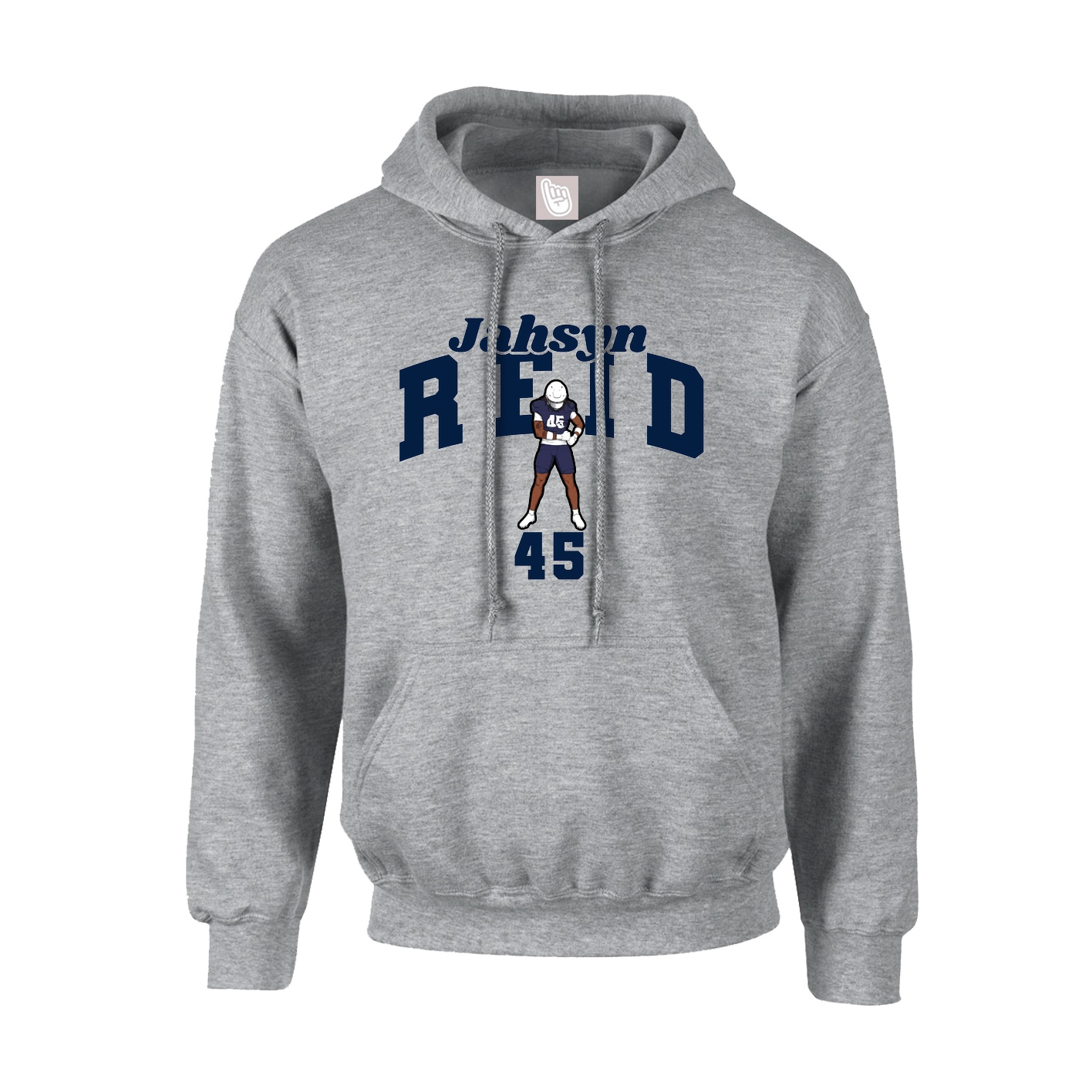 Hoodie — Signature Arch in Grey