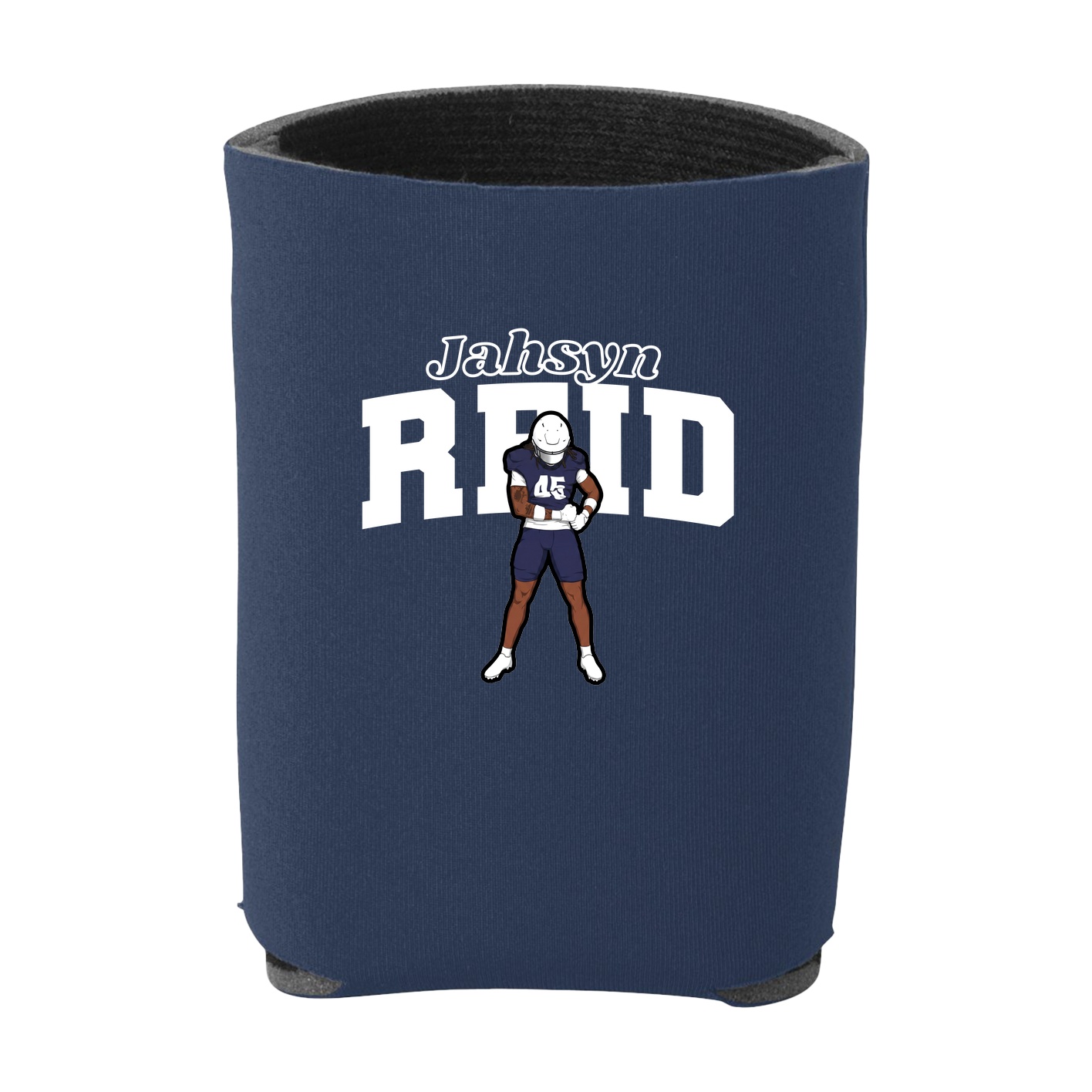 Can Holder — Name Arch in Navy