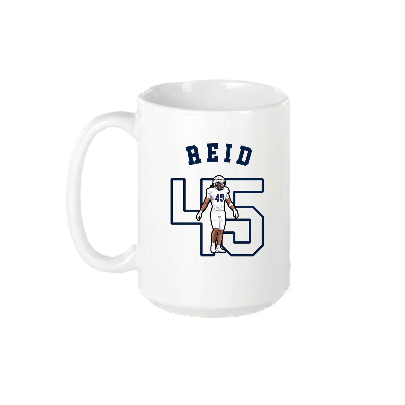 15oz Coffee Mug — Shirsey Arch in White