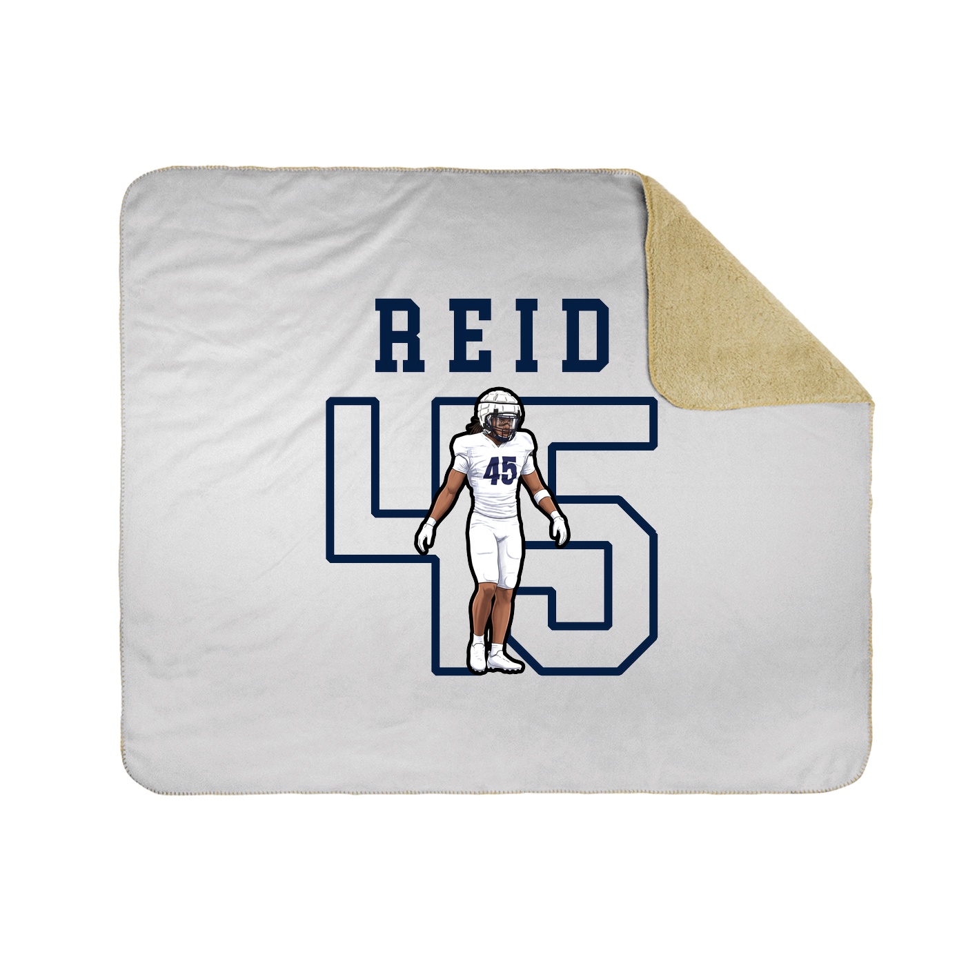 Throw Blanket — Shirsey in White