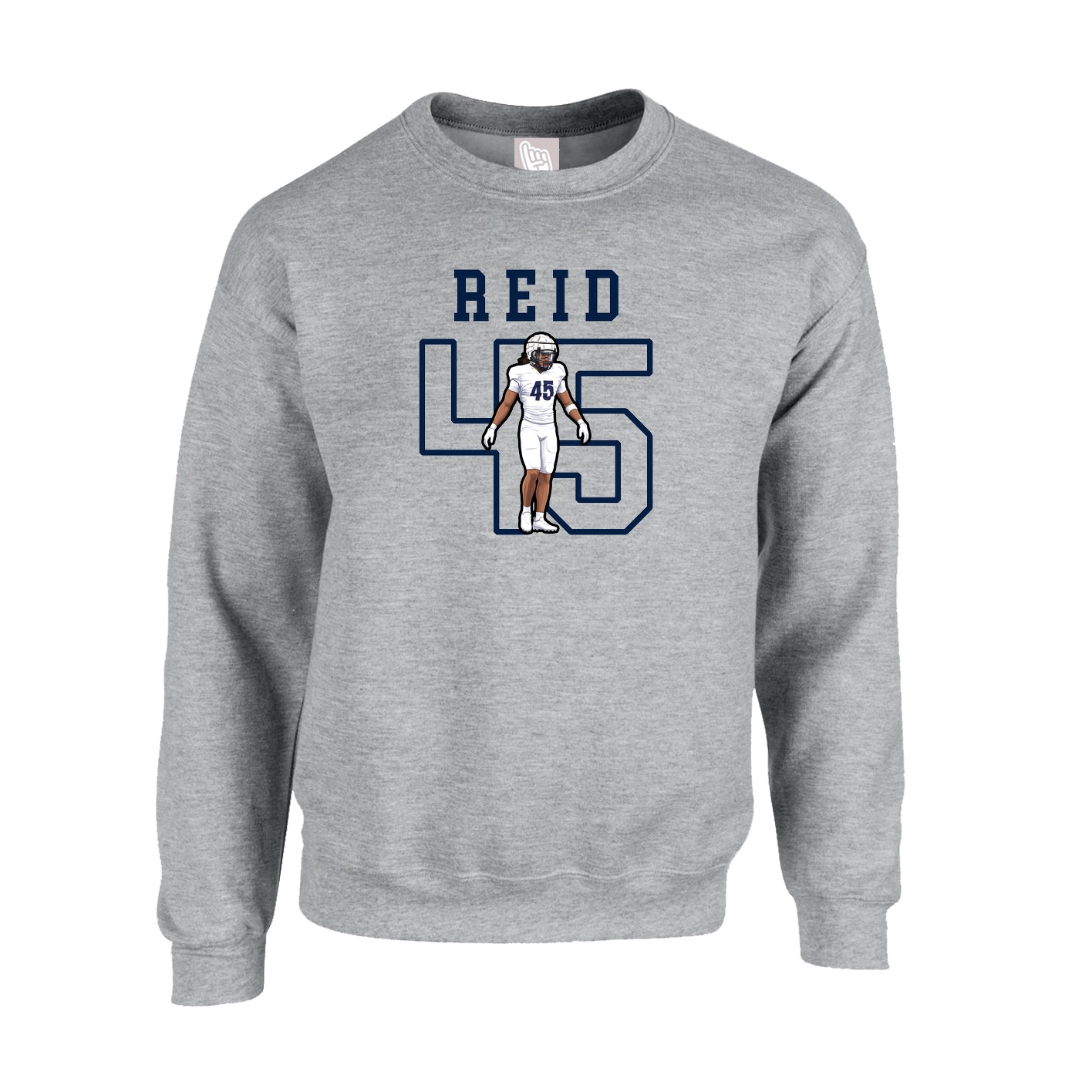 Fleece Crew — Shirsey in Grey