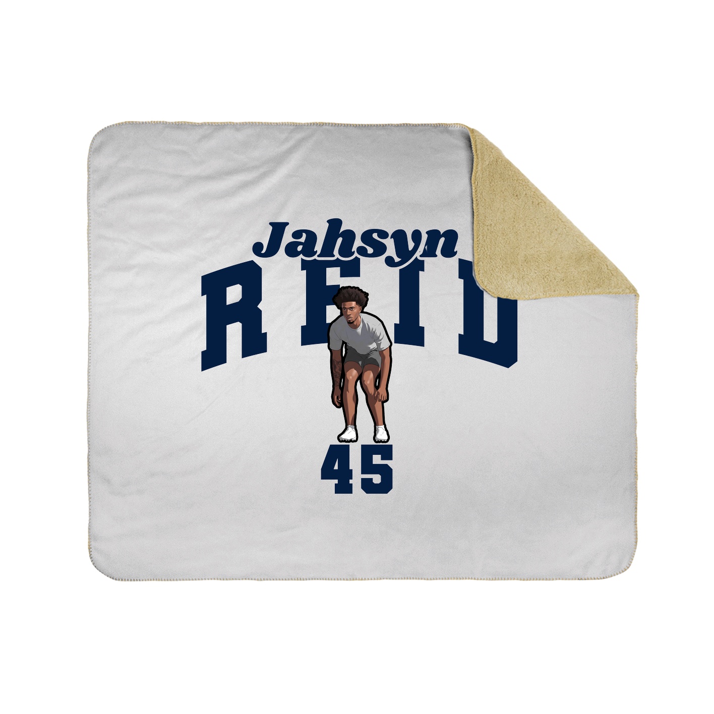 Throw Blanket — Signature Arch in White