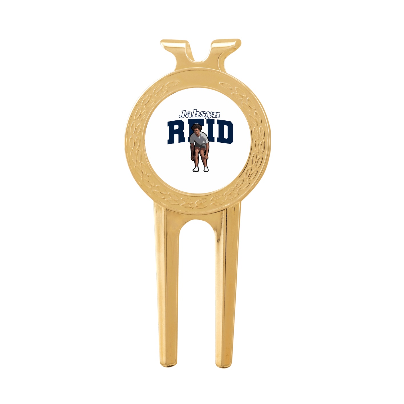 Divot Tool with Ball Marker — Name Arch in Classic