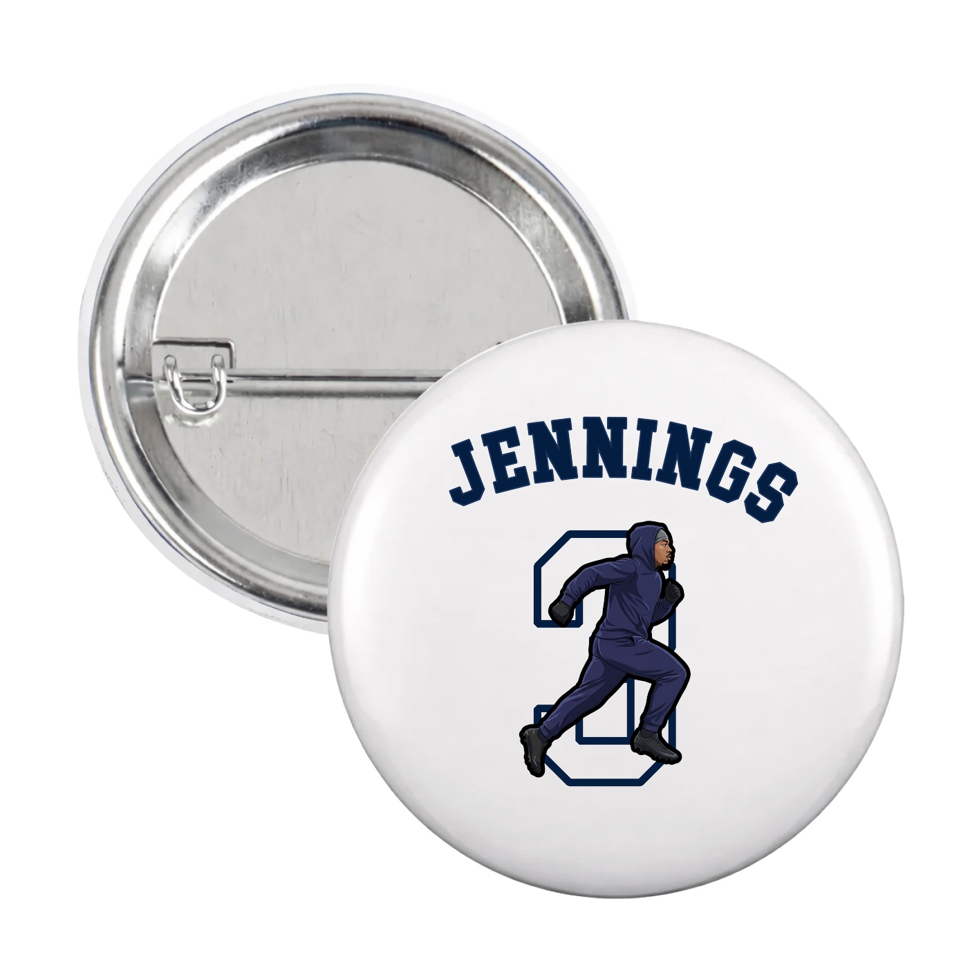 Game Day Button — Shirsey Arch in White