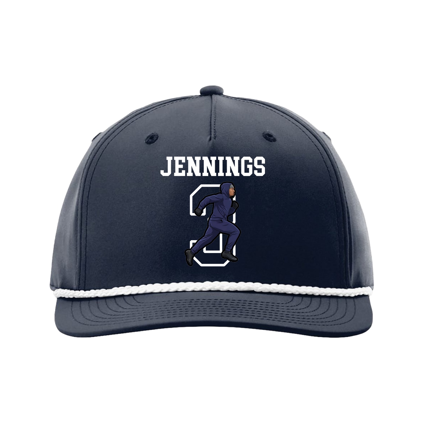 Five-Panel Classic Rope Cap — Shirsey in Navy