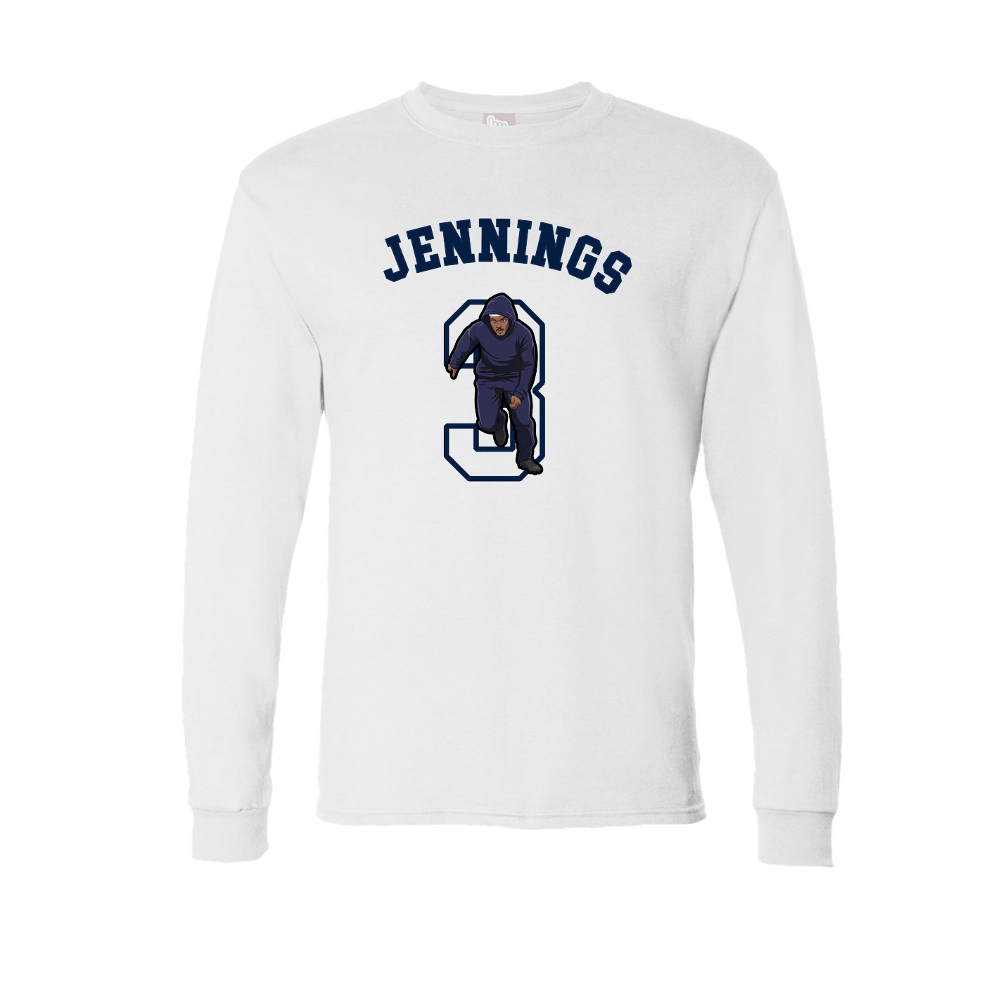 Long Sleeve Tee — Shirsey Arch in White