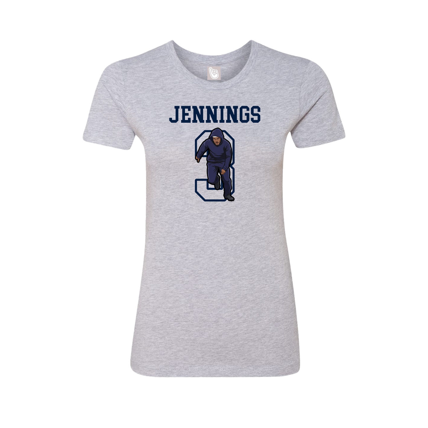 Fitted Women's Tee — Shirsey in Grey