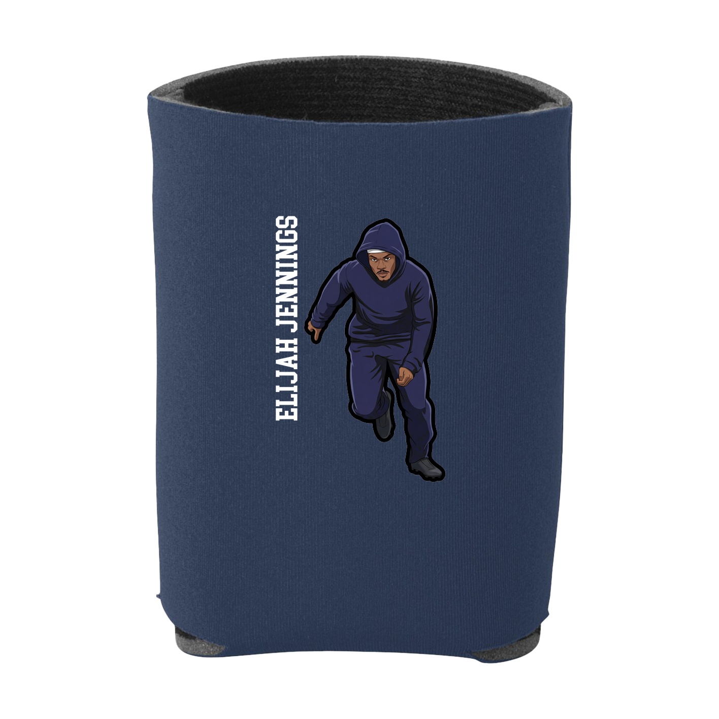 Can Holder — Name Vertical in Navy