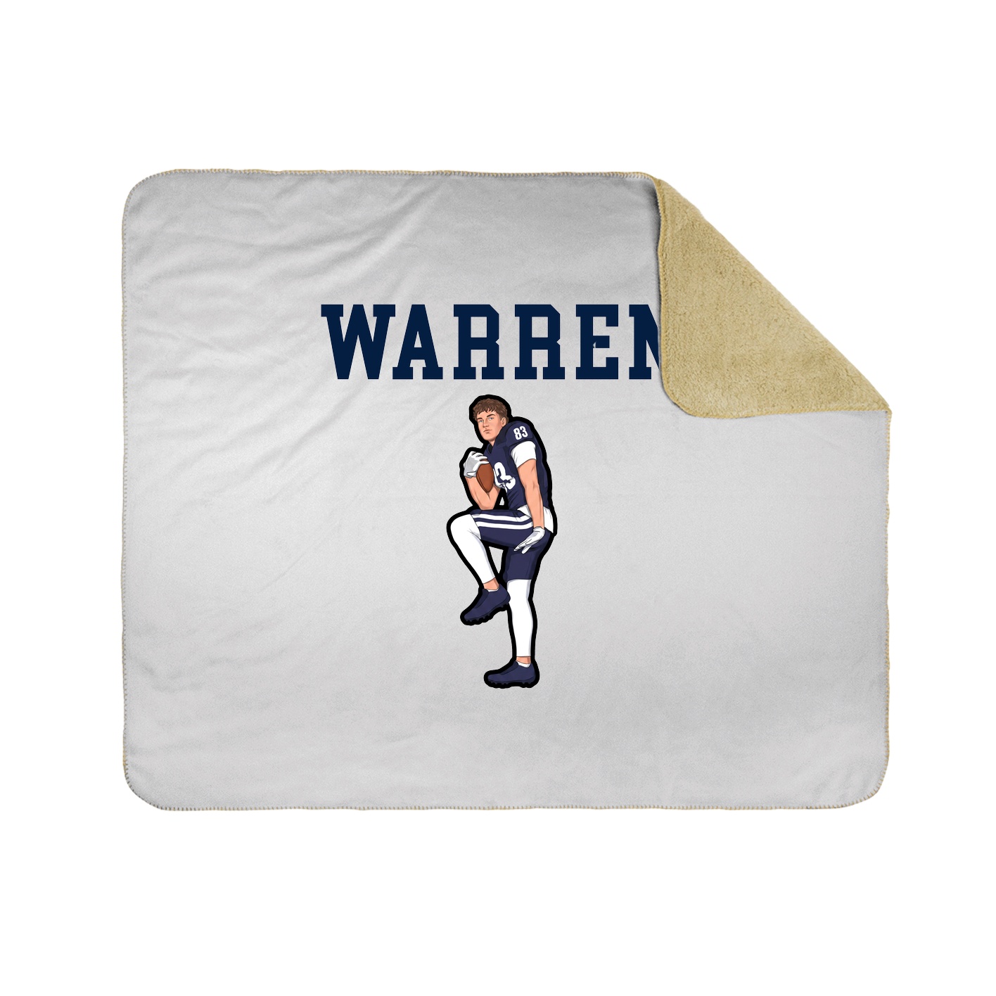 Throw Blanket — Shirsey in White