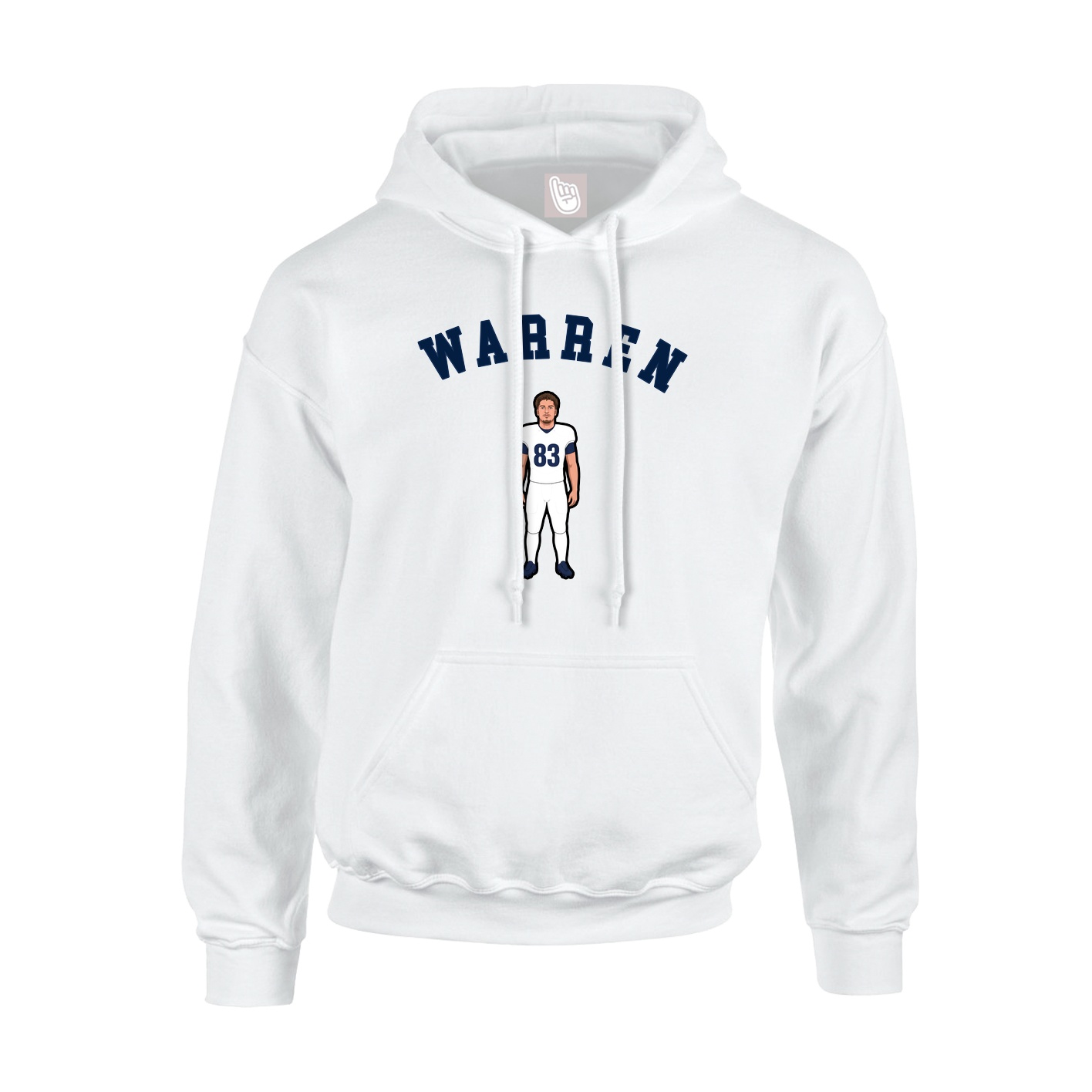 Hoodie — Shirsey Arch in White