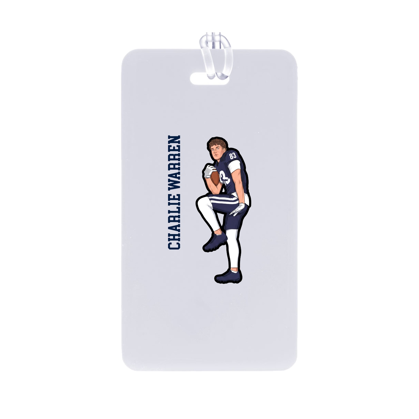 Bag Tag — Name Vertical in Classic