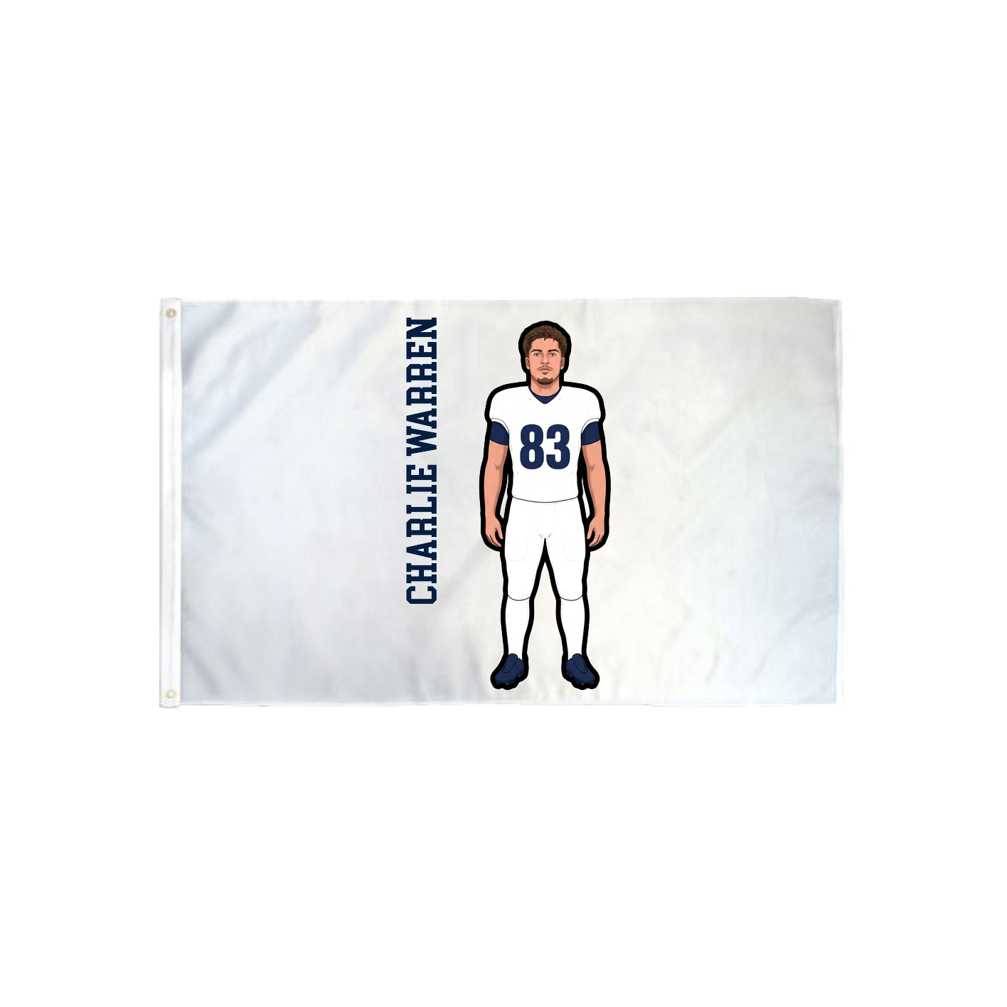 3x5 Flag — Name Vertical in Classic