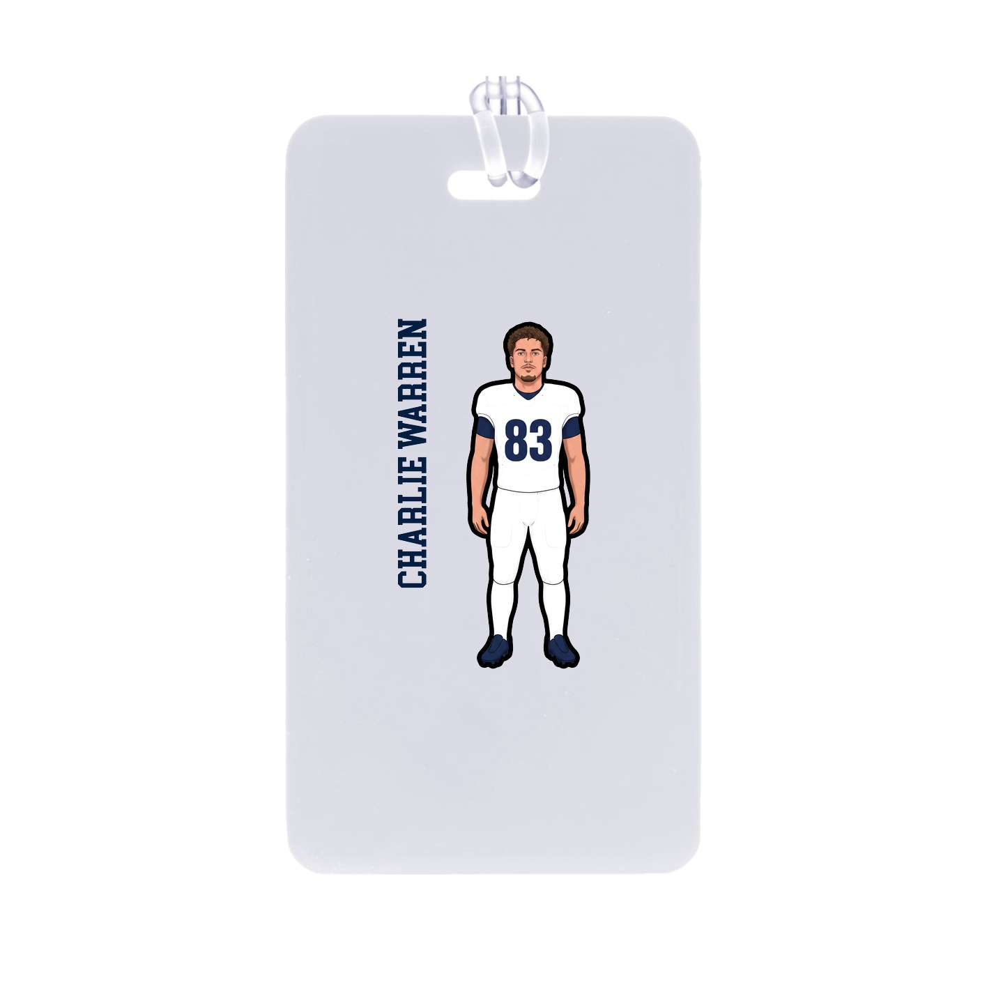 Bag Tag — Name Vertical in Classic
