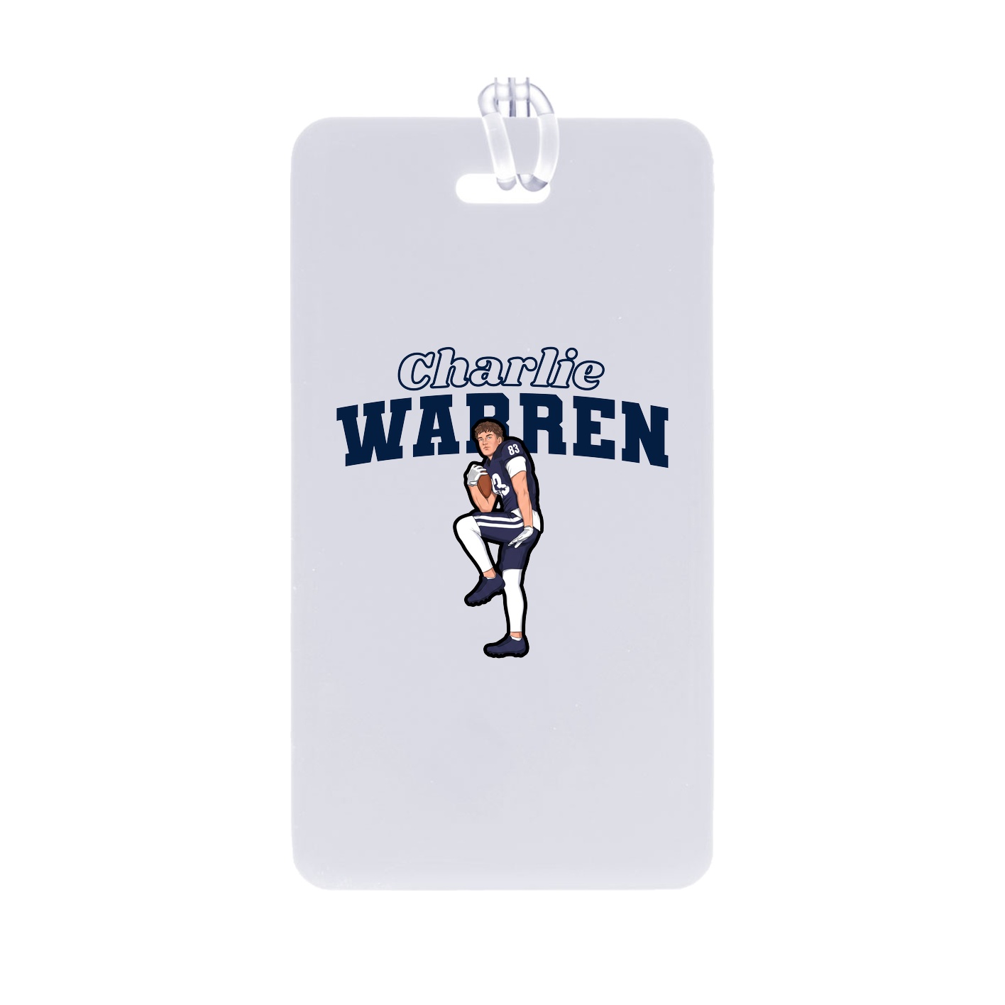 Bag Tag — Name Arch in Classic