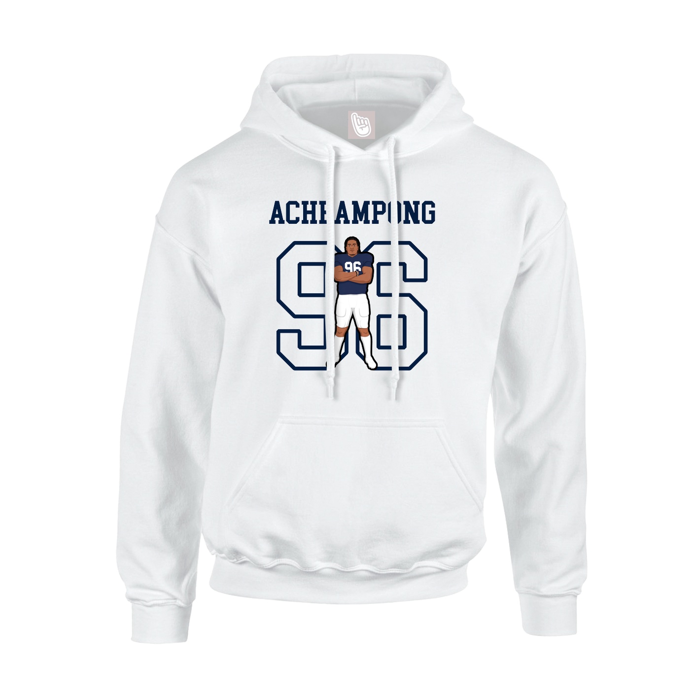 Hoodie — Shirsey in White