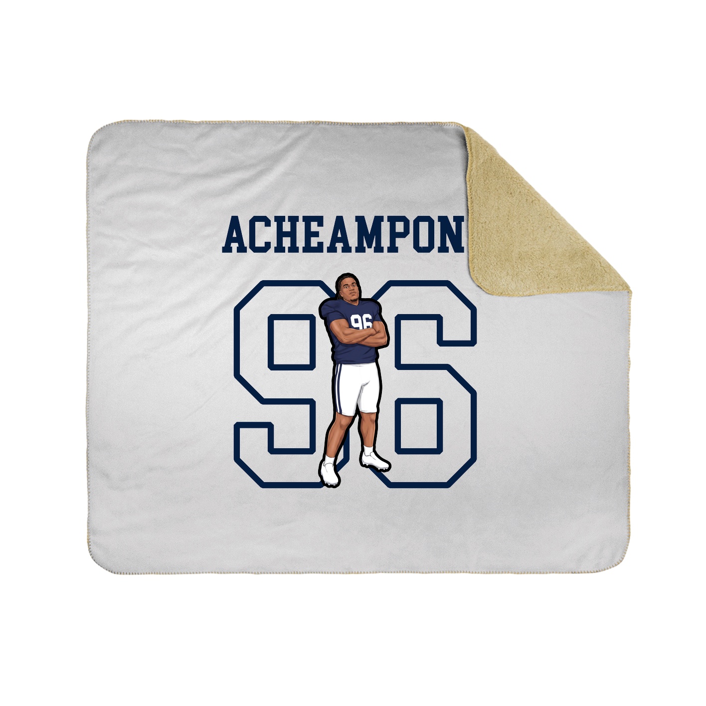 Throw Blanket — Shirsey in White