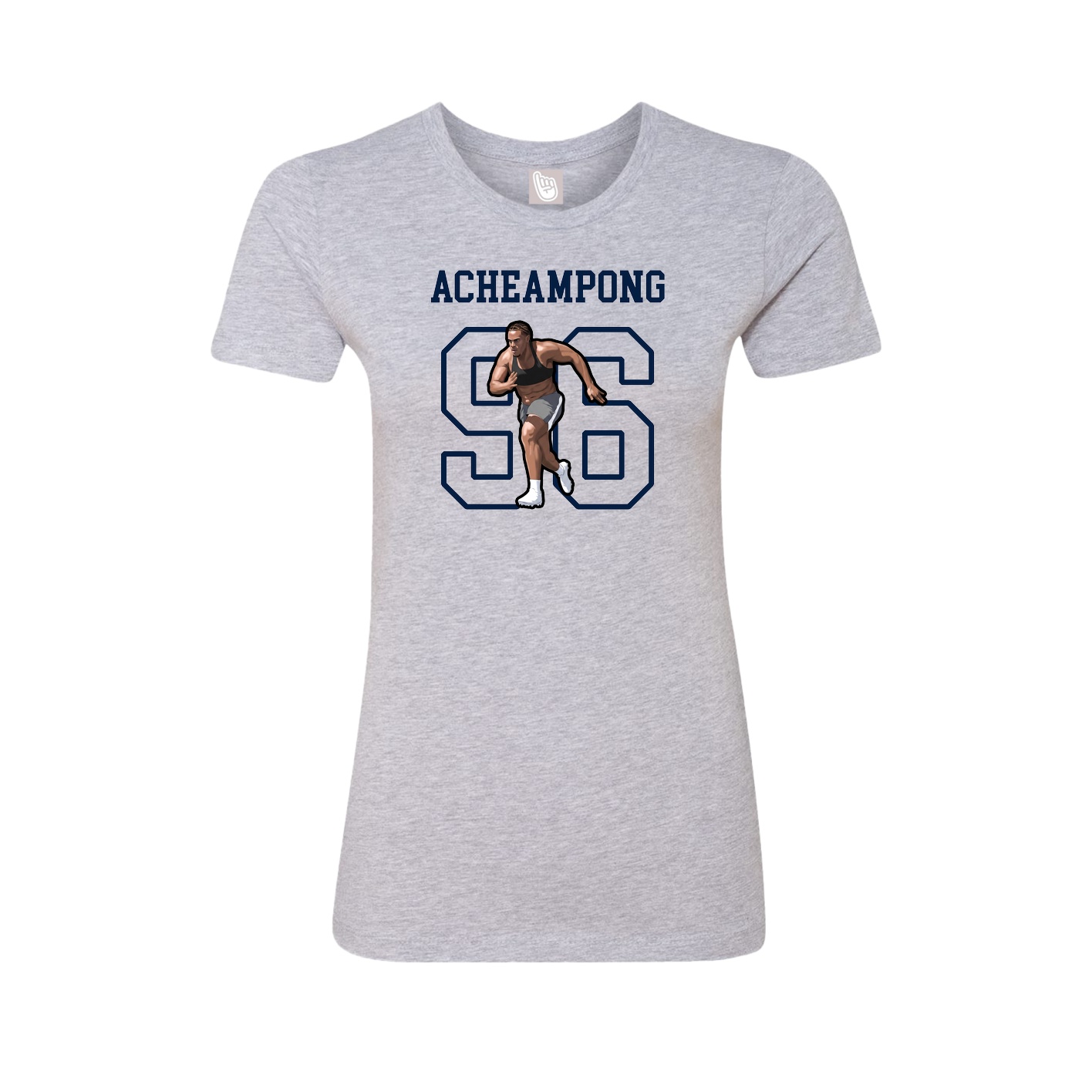 Fitted Women's Tee — Shirsey in Grey
