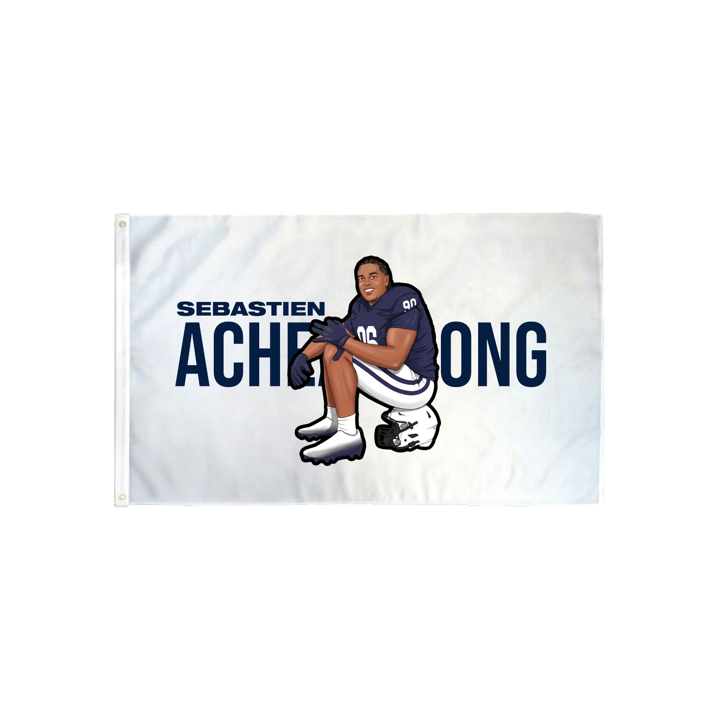 3x5 Flag — Player Name in Classic