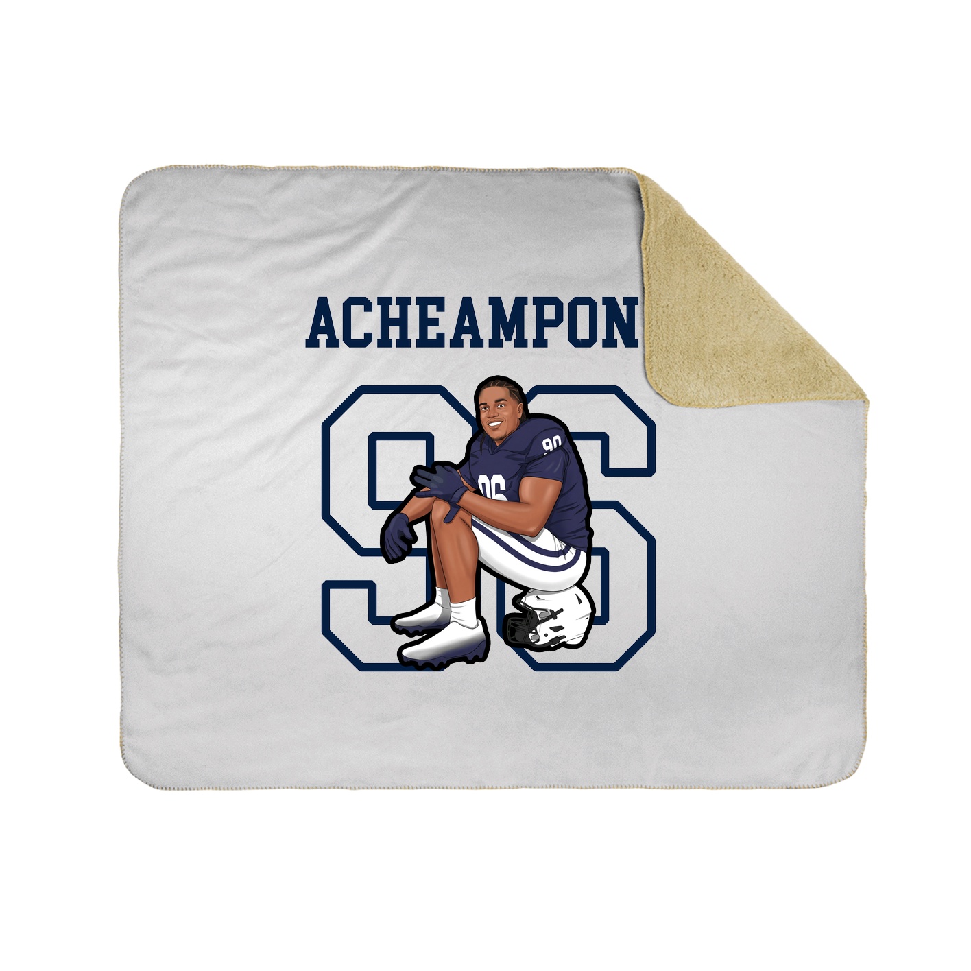 Throw Blanket — Shirsey in White