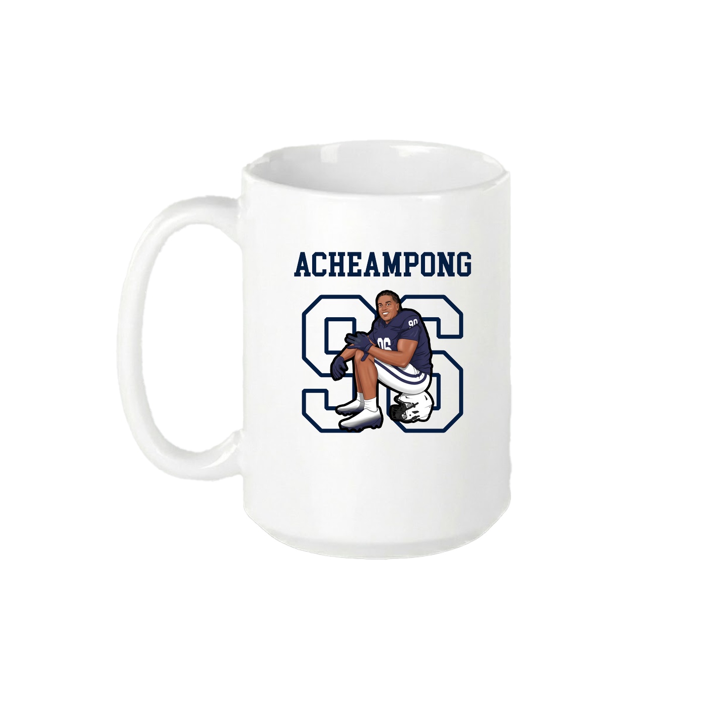 15oz Coffee Mug — Shirsey in White