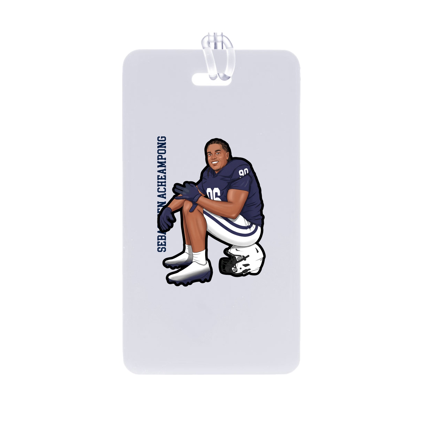 Bag Tag — Name Vertical in Classic