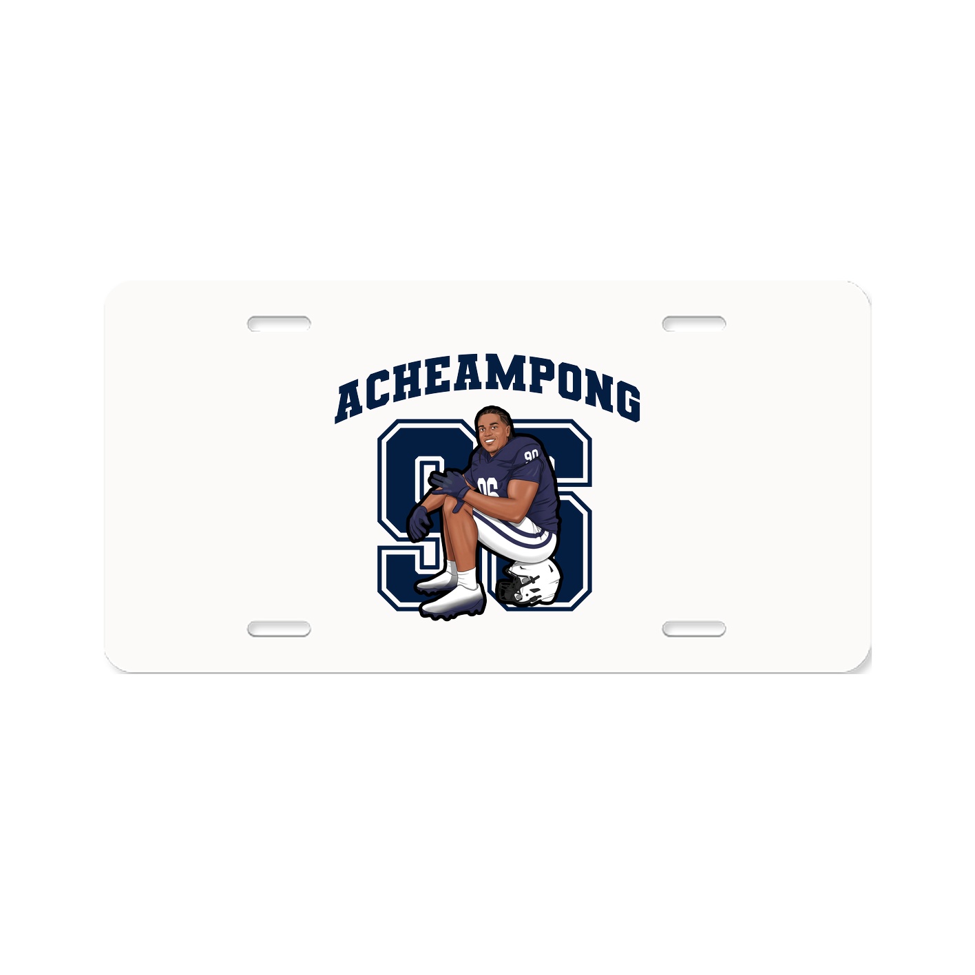 License Plate — Number in Classic