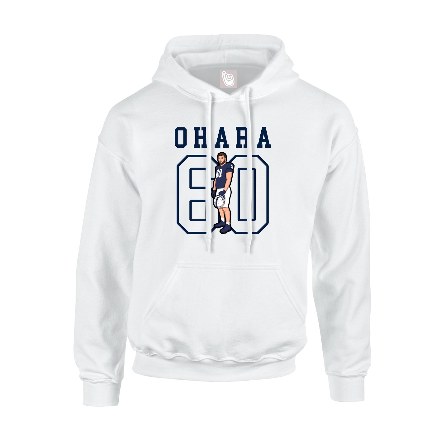 Hoodie — Shirsey in White