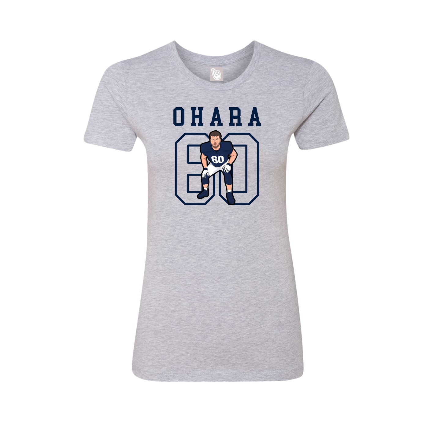 Fitted Women's Tee — Shirsey in Grey