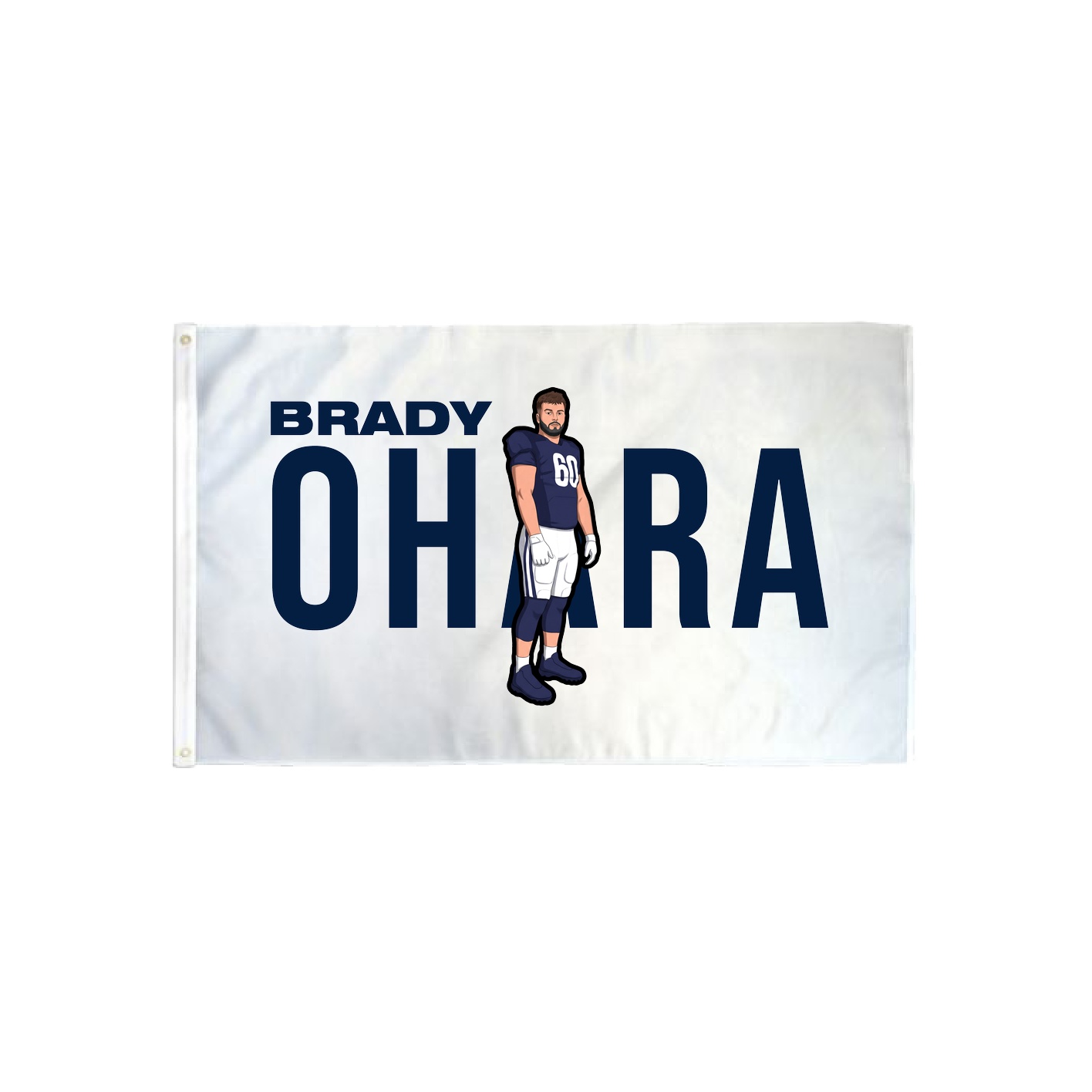 3x5 Flag — Player Name in Classic