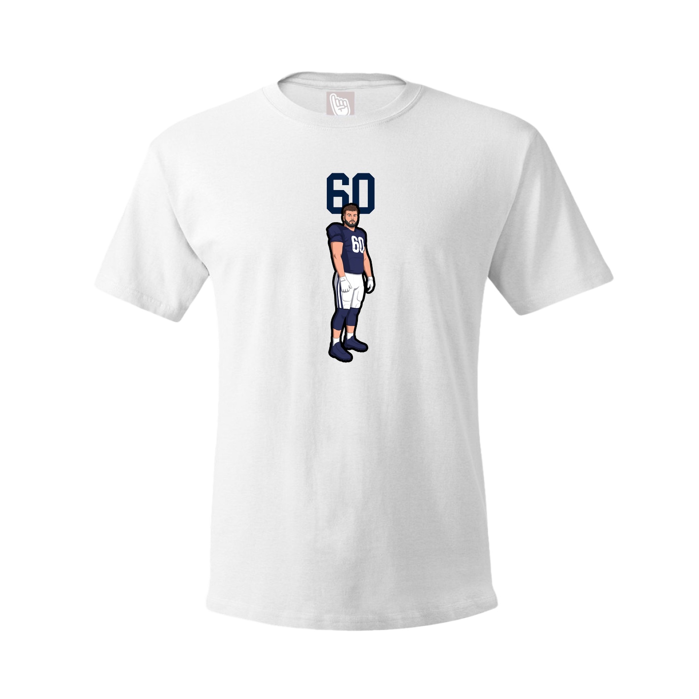 Tee — Number Top in White