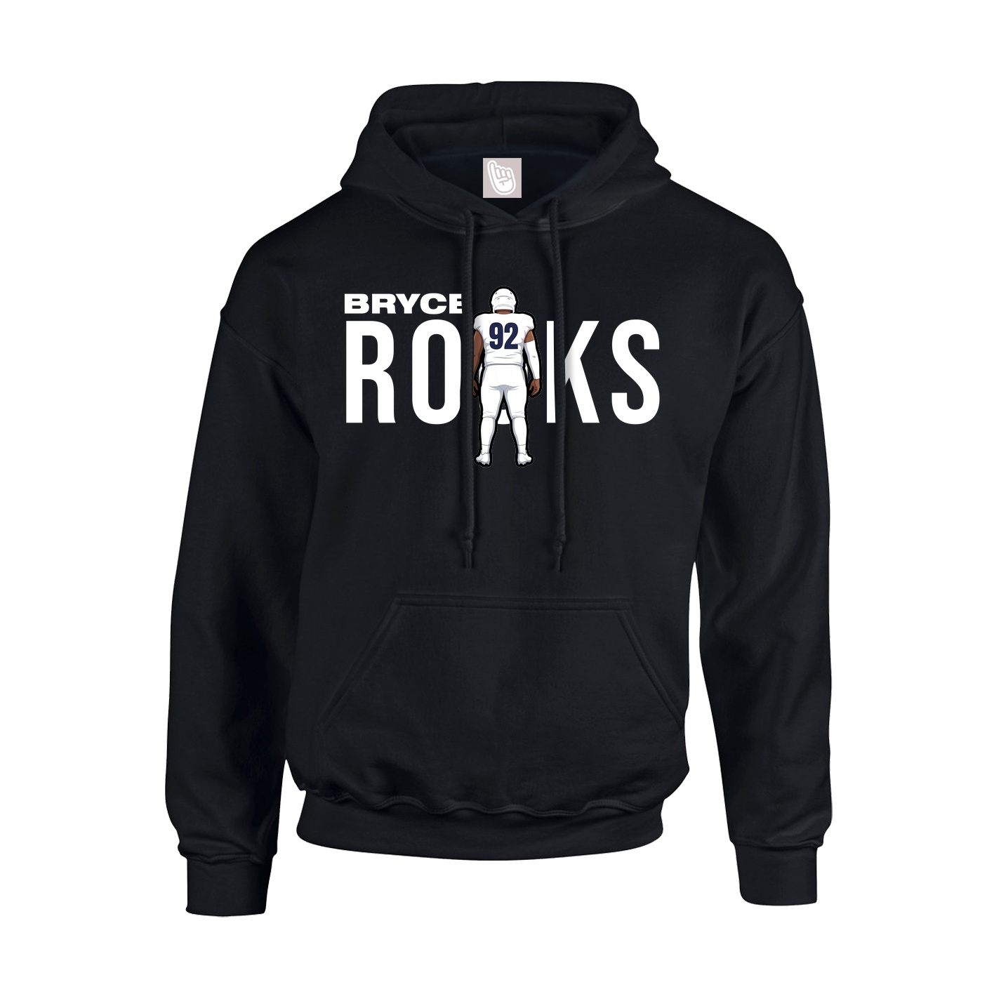 Youth Hoodie — Player Name in Black