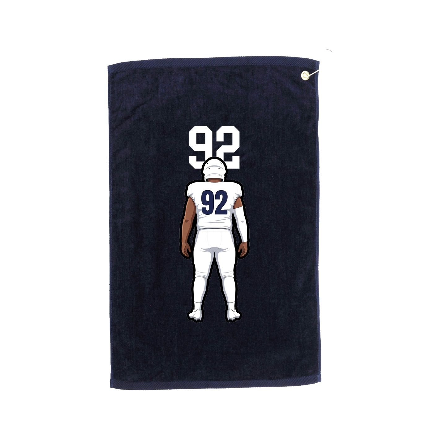 Golf Towel — Number Top in Navy