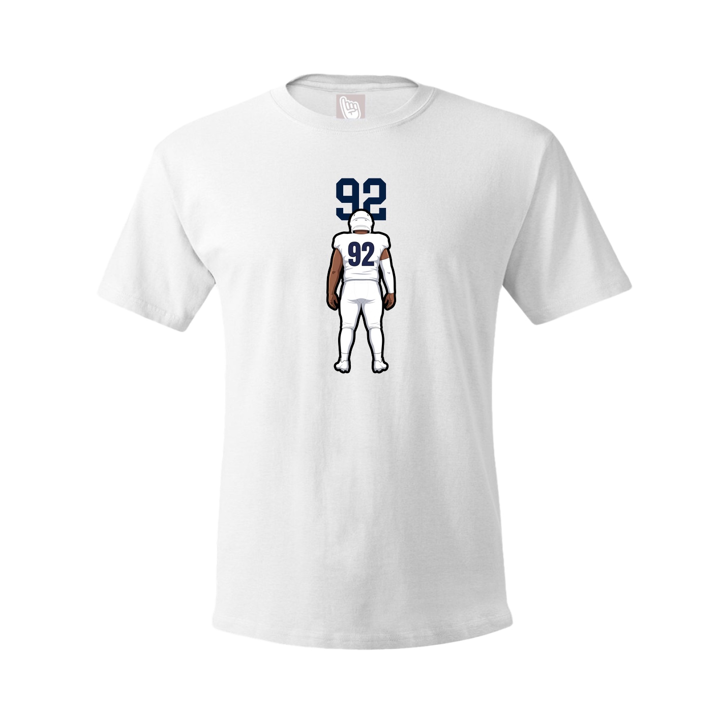 Tee — Number Top in White