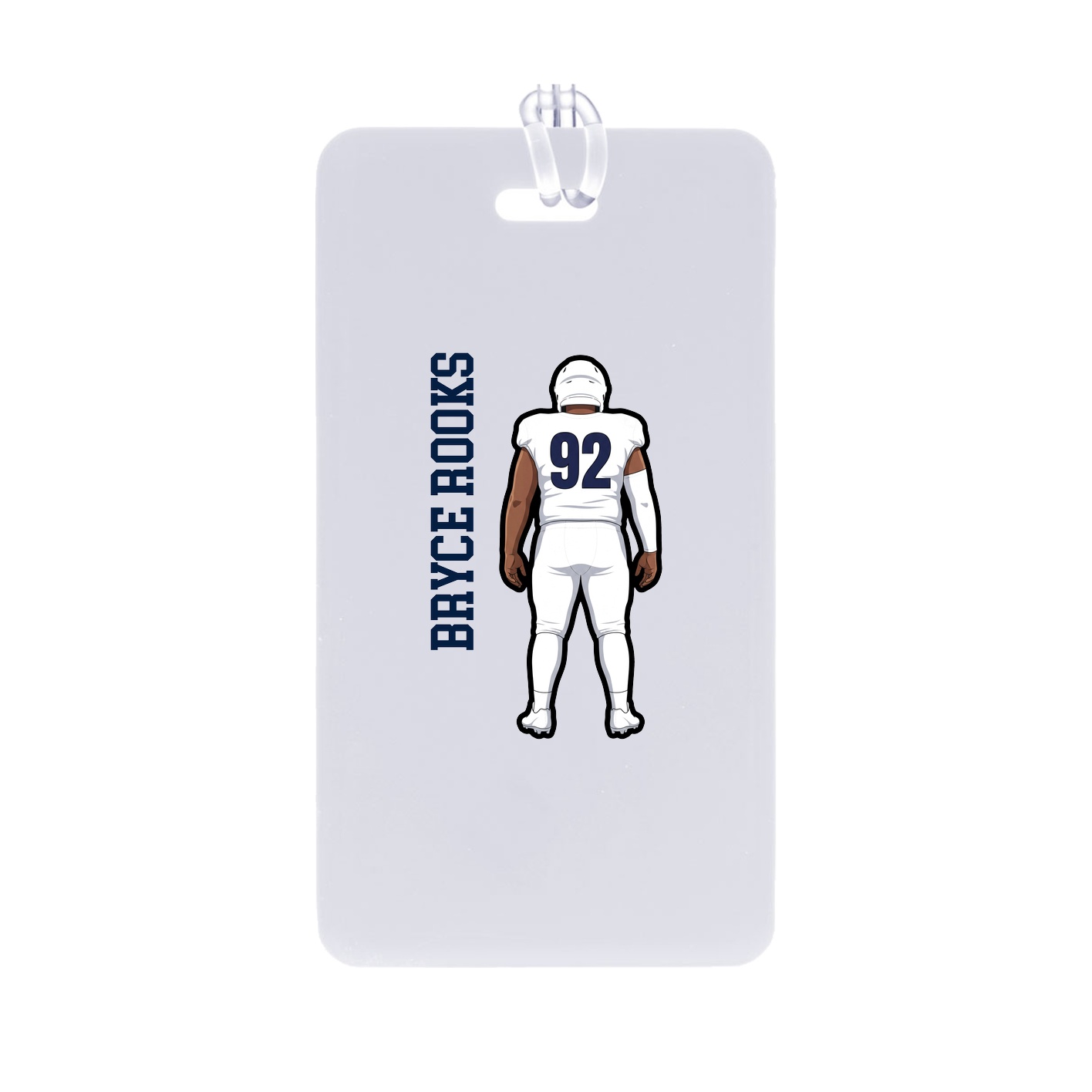 Bag Tag — Name Vertical in Classic