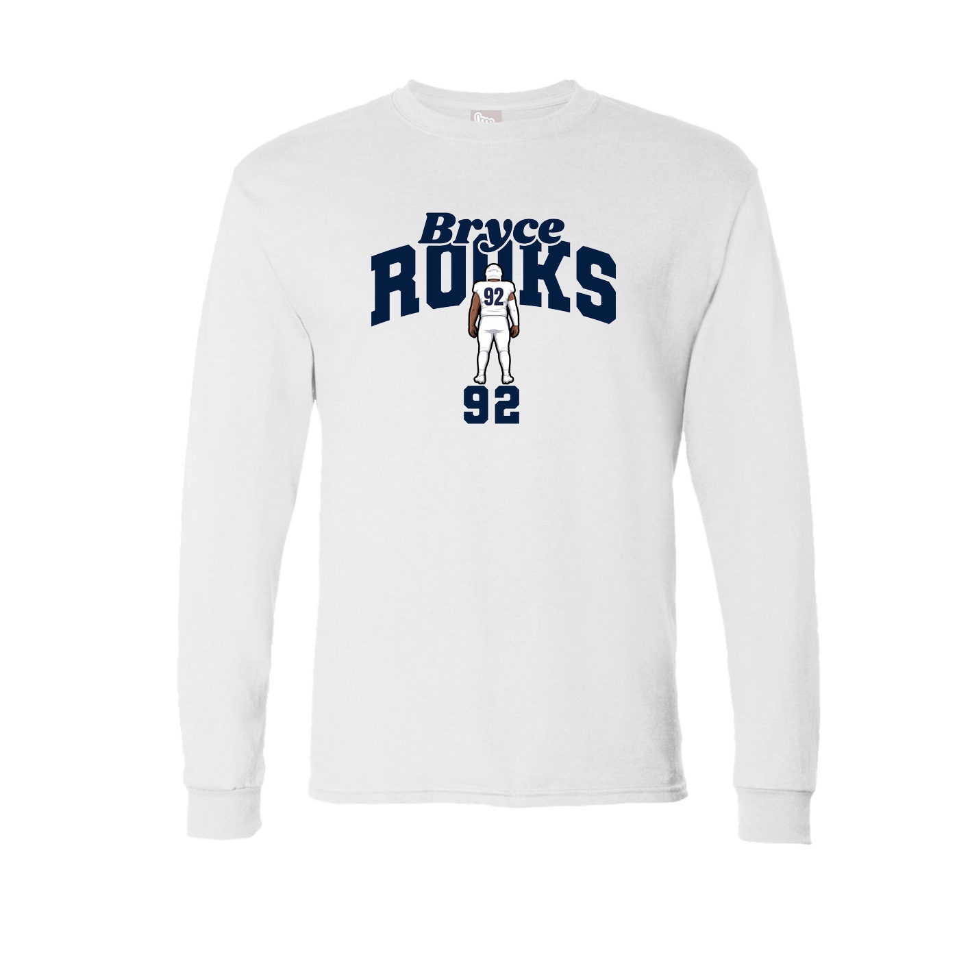 Long Sleeve Tee — Signature Arch in White