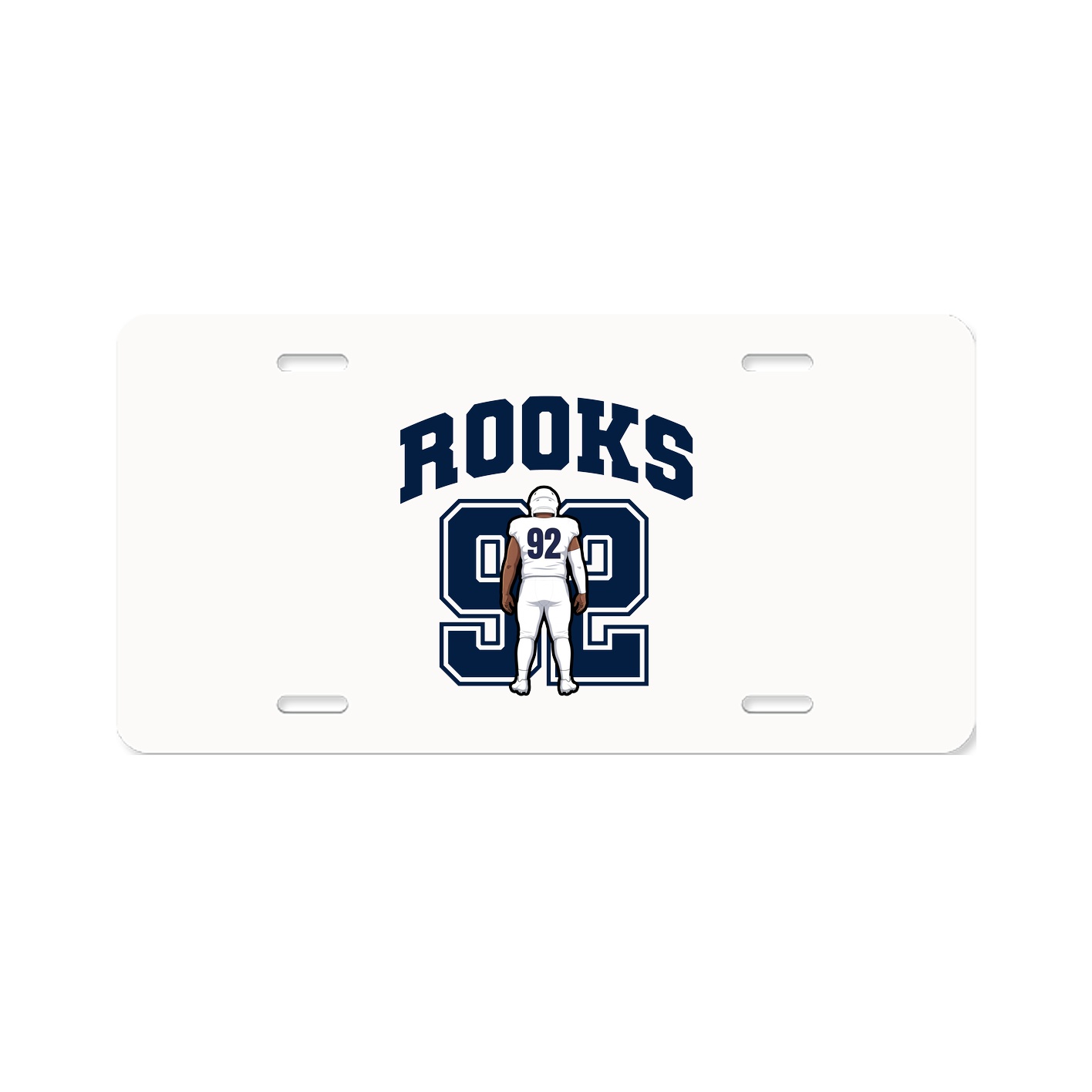 License Plate — Number in Classic