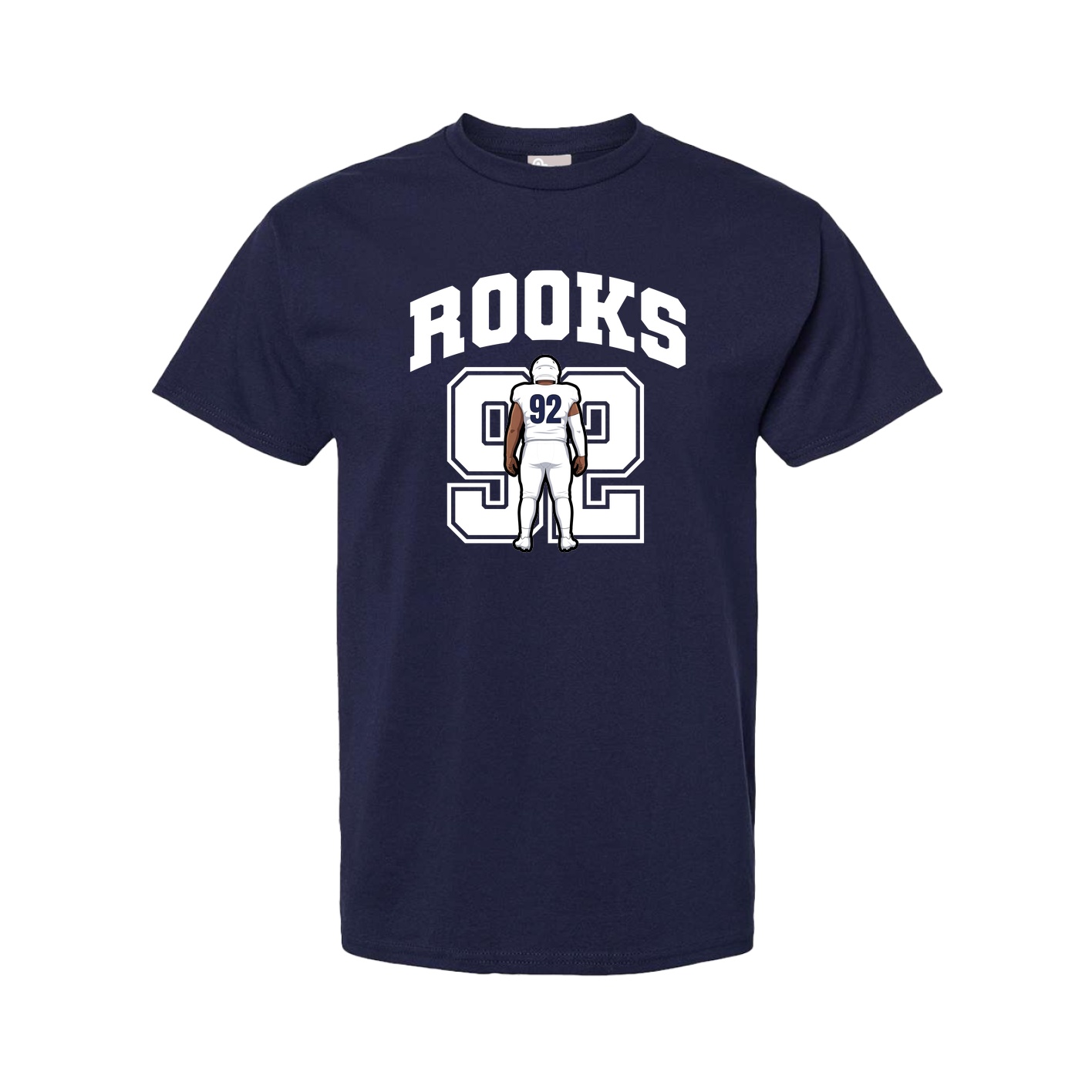 Youth Tee — Number in Navy