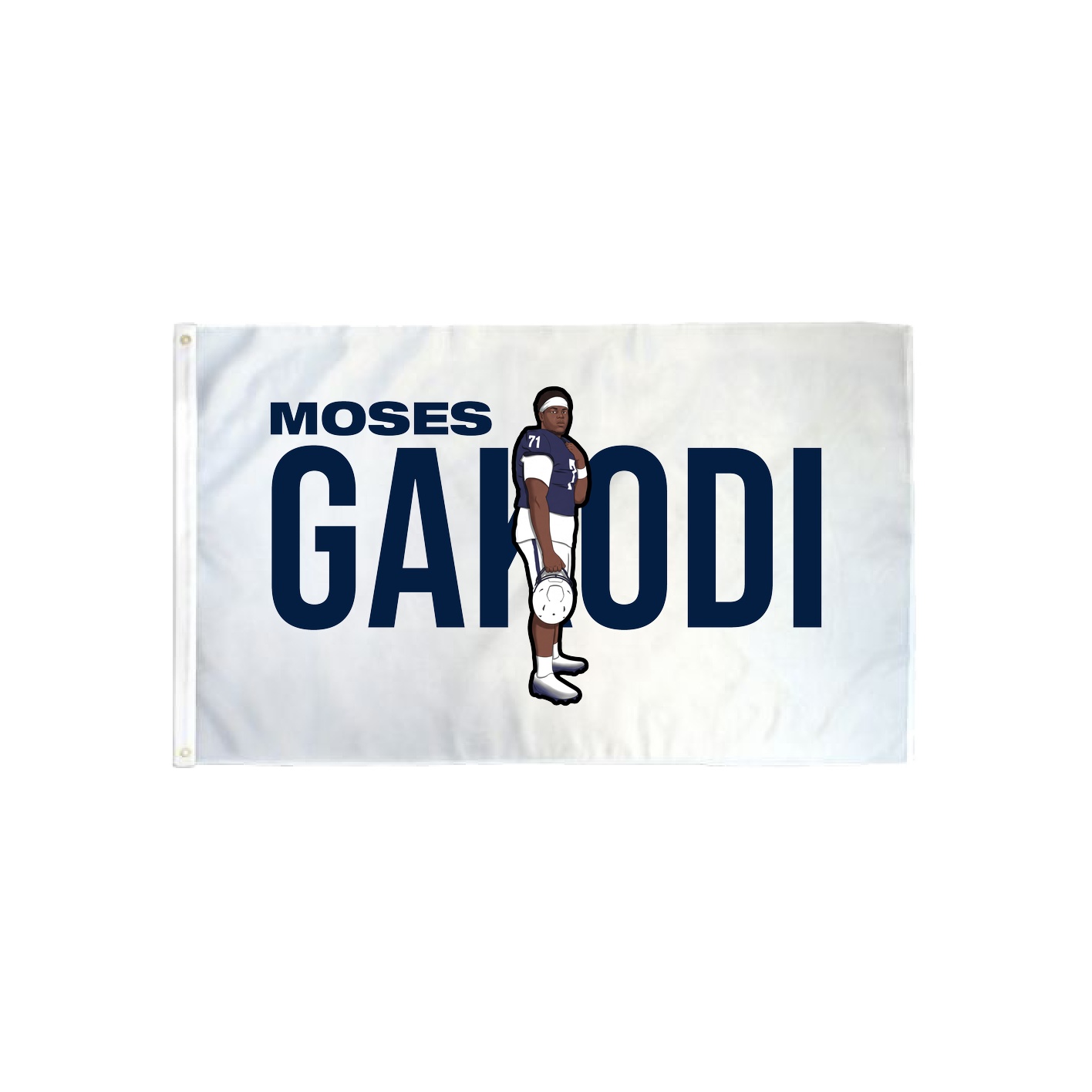 3x5 Flag — Player Name in Classic