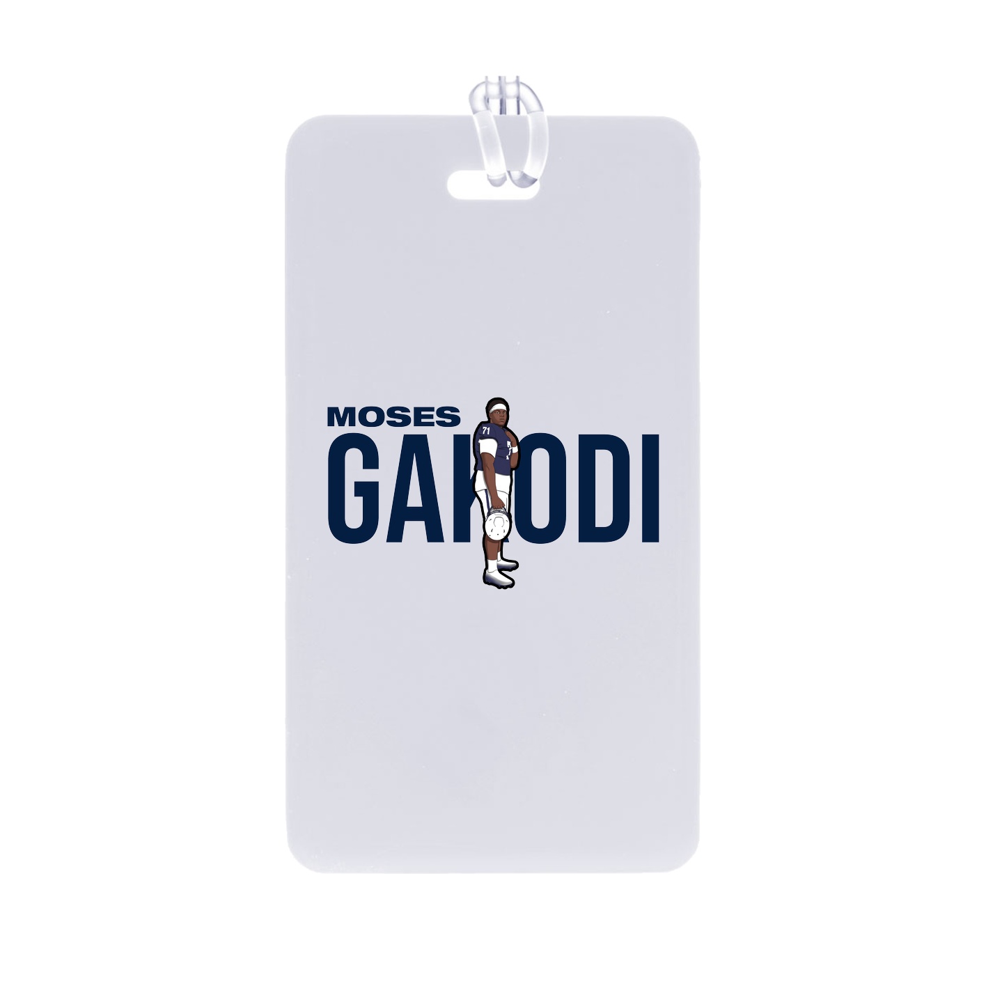 Bag Tag — Player Name in Classic