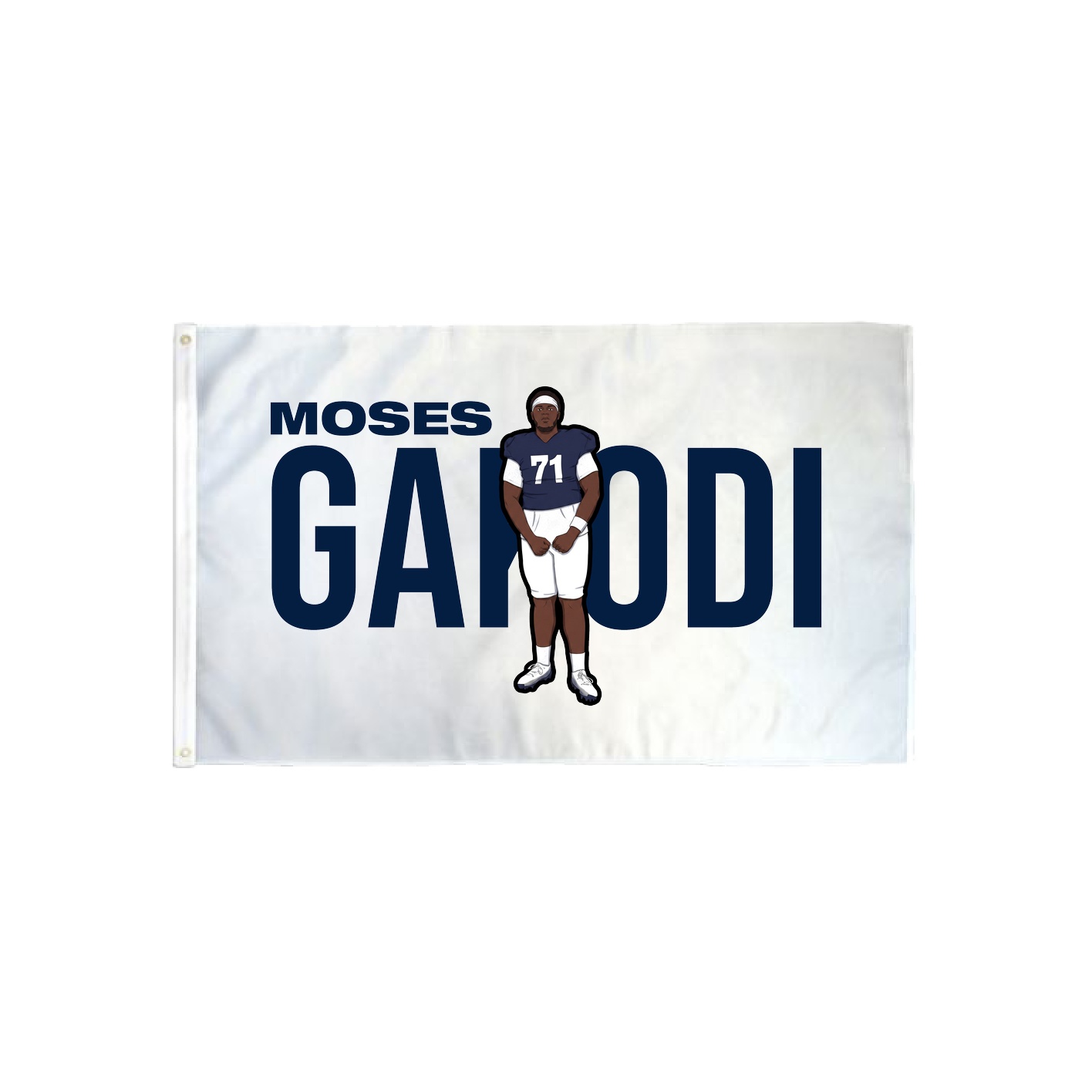 3x5 Flag — Player Name in Classic